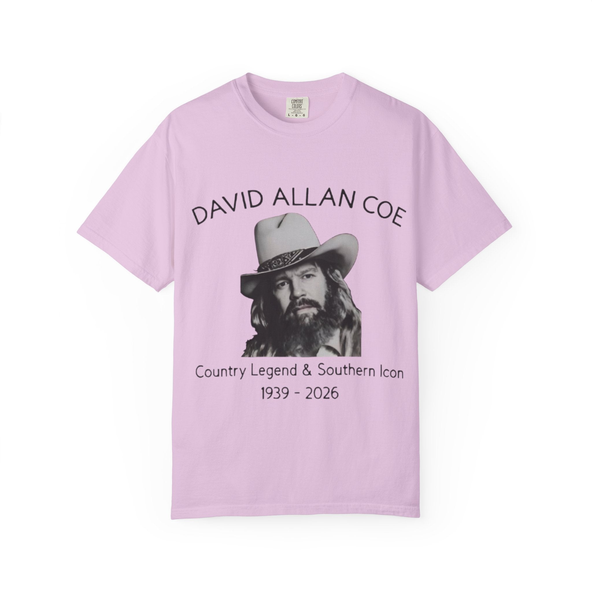 David Allan Coe Tribute T-Shirt – Vintage Cotton Memorial Tee