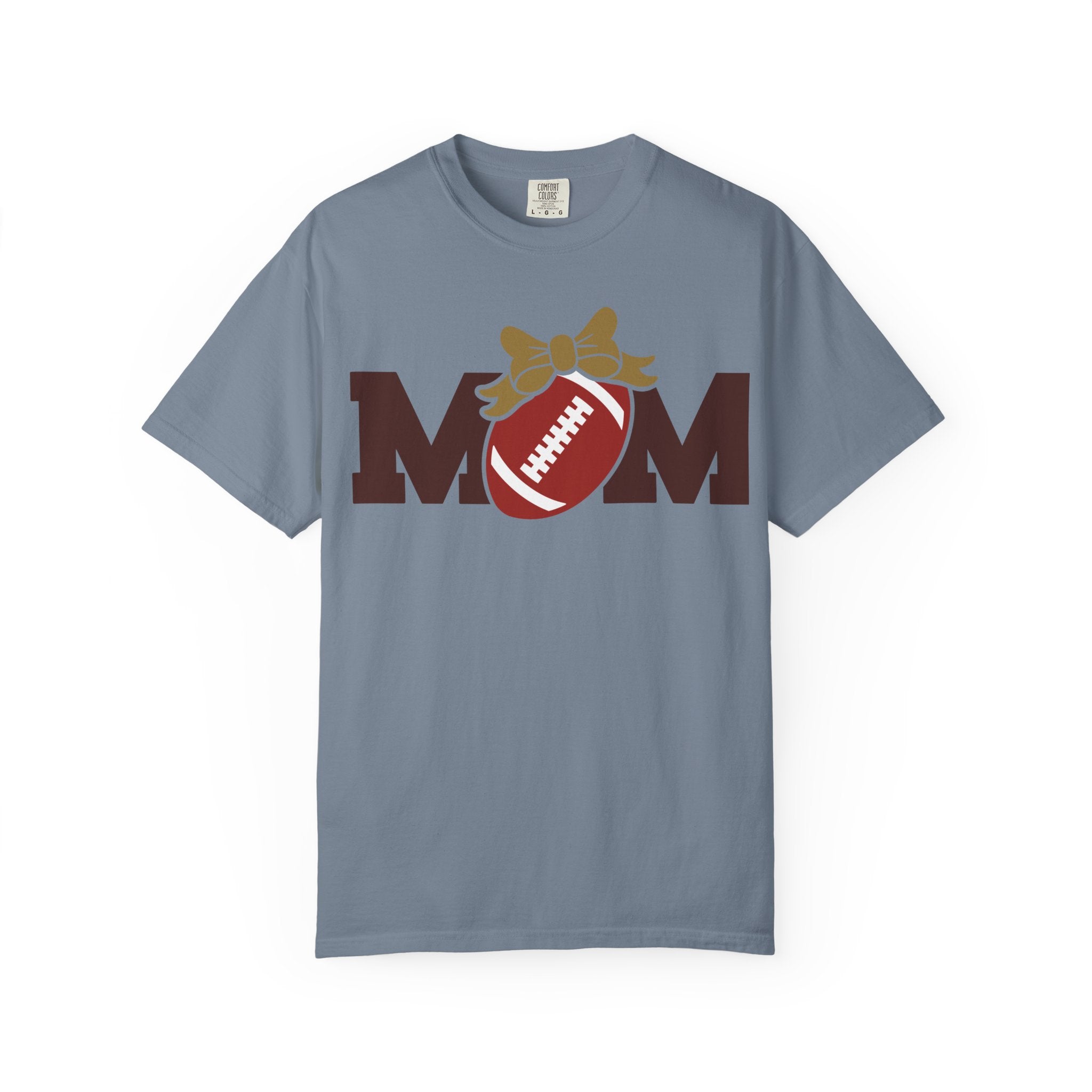 Garment-Dyed Football Mom Tee