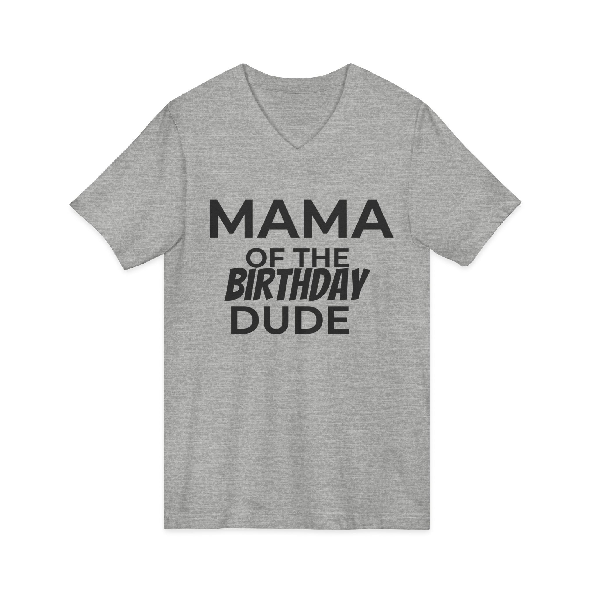 Birthday Mama Cotton V-Neck