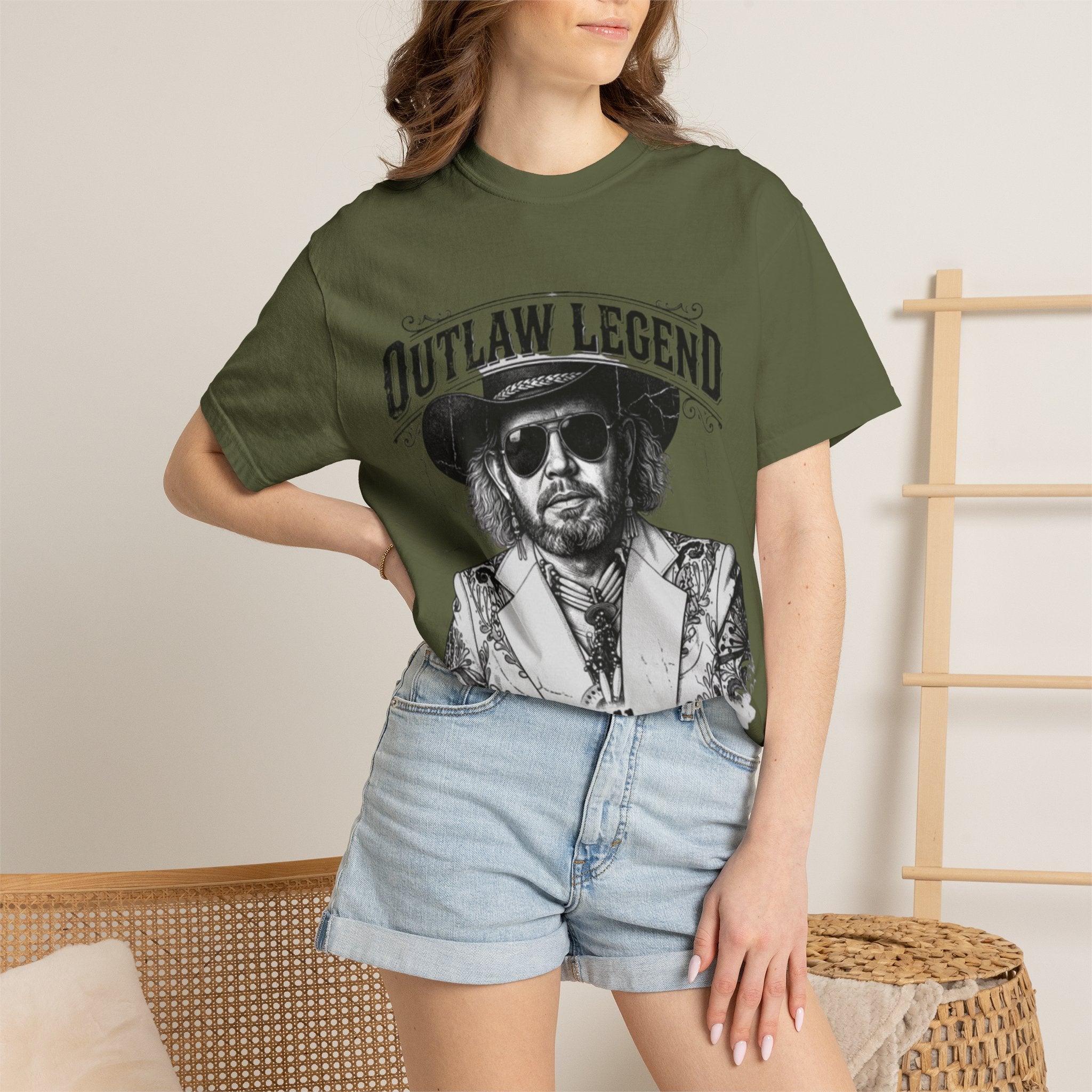 Outlaw Legend Tribute T-Shirt — David Allan Coe Memorial Graphic Tee