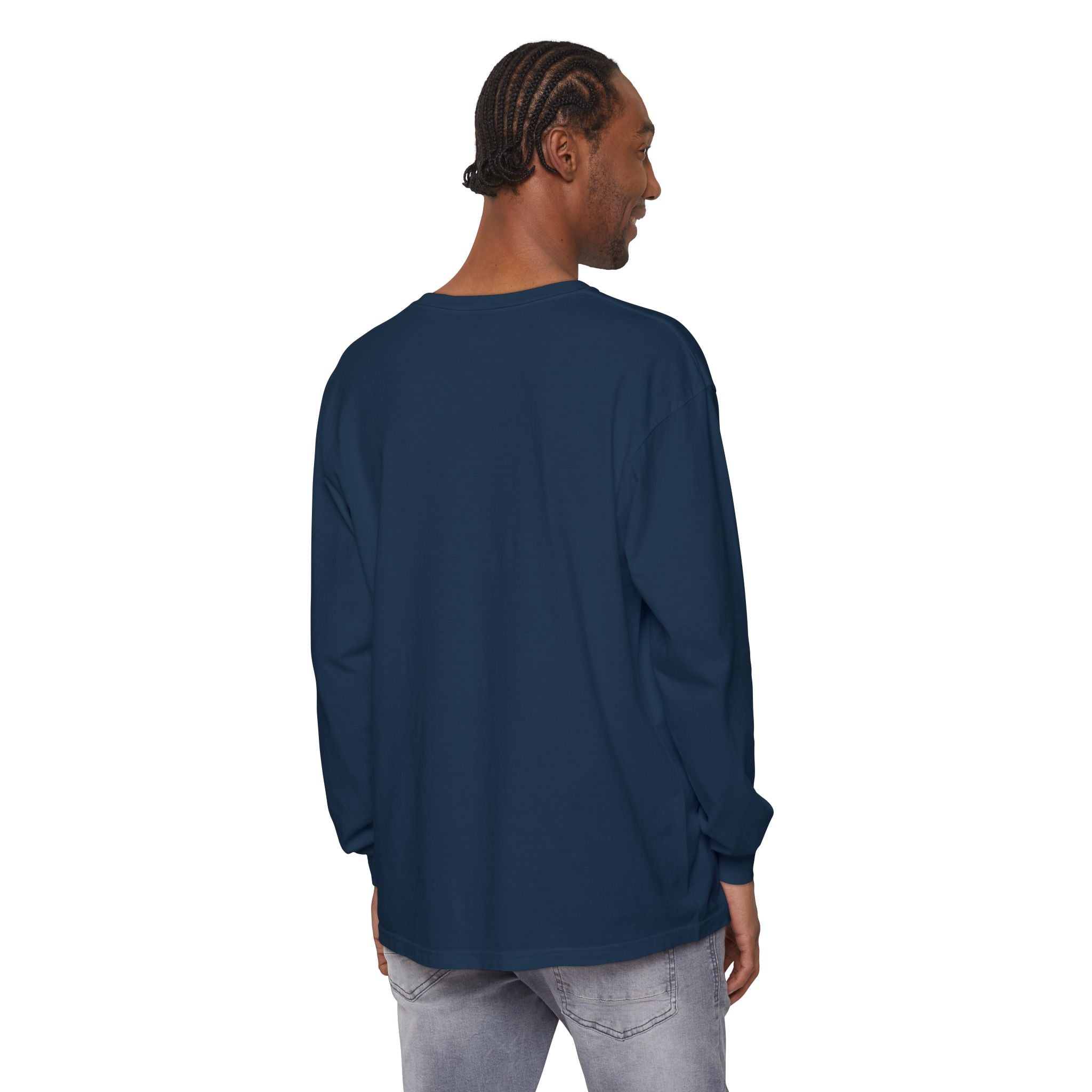 Garment-Dyed Cotton Long Sleeve