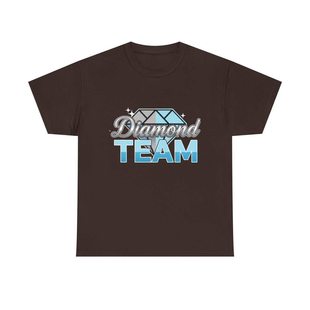 Diamond Team T-Shirt — Blue Gem Graphic Tee