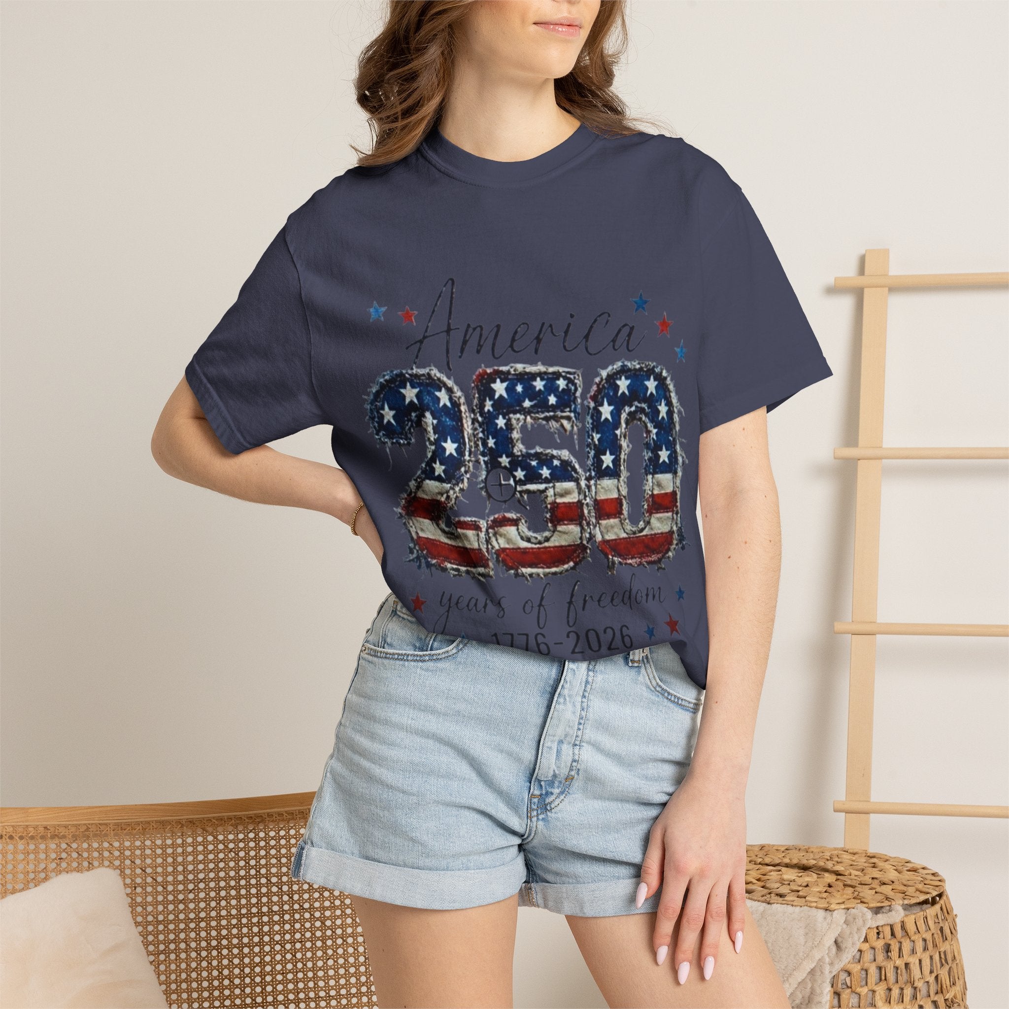 America 250 T-Shirt — 1776–2026 Stars & Stripes Patriotic Tee