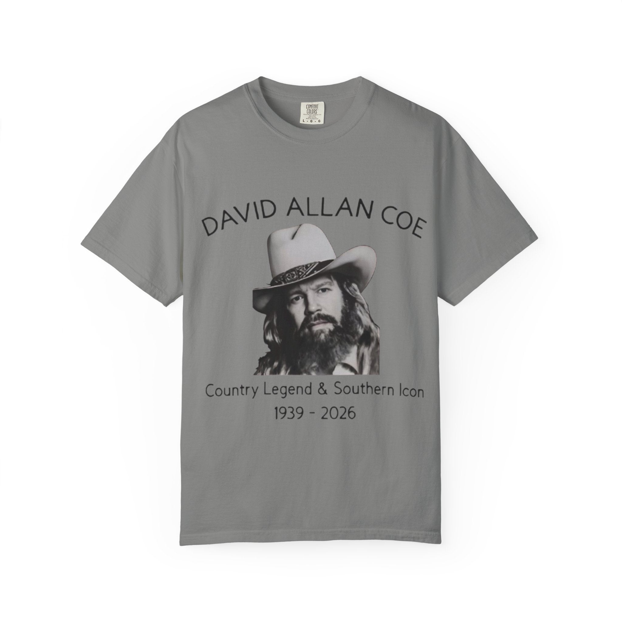 David Allan Coe Tribute T-Shirt – Vintage Cotton Memorial Tee