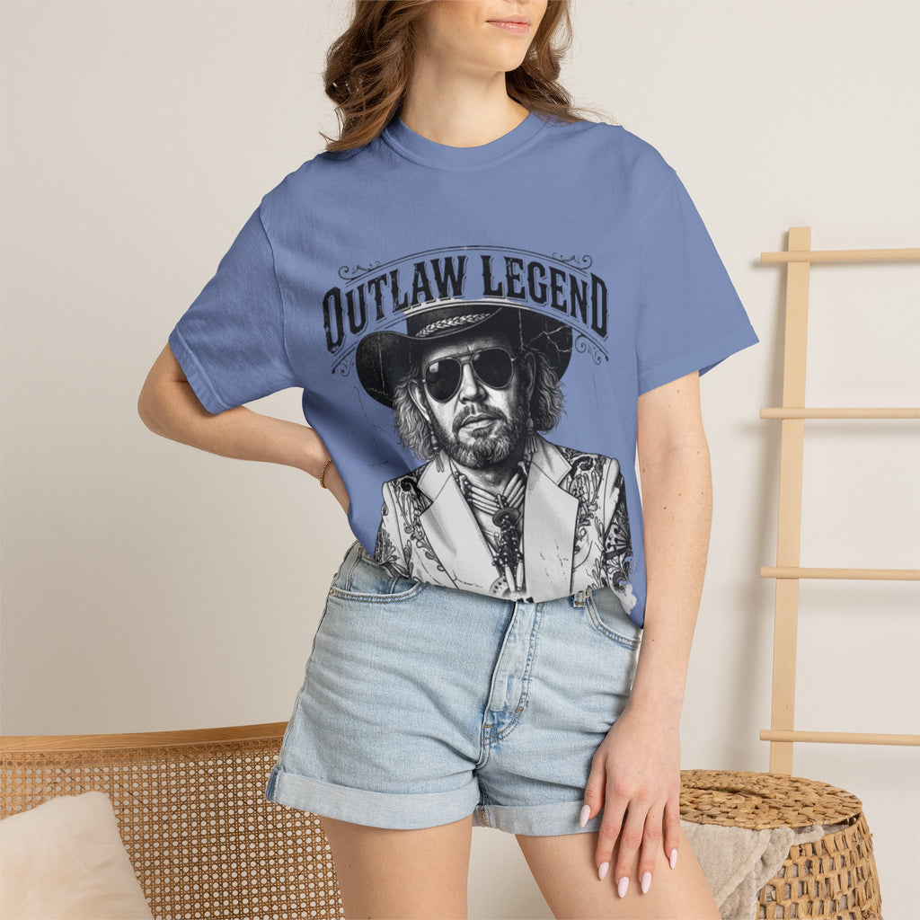Outlaw Legend Tribute T-Shirt — David Allan Coe Memorial Graphic Tee