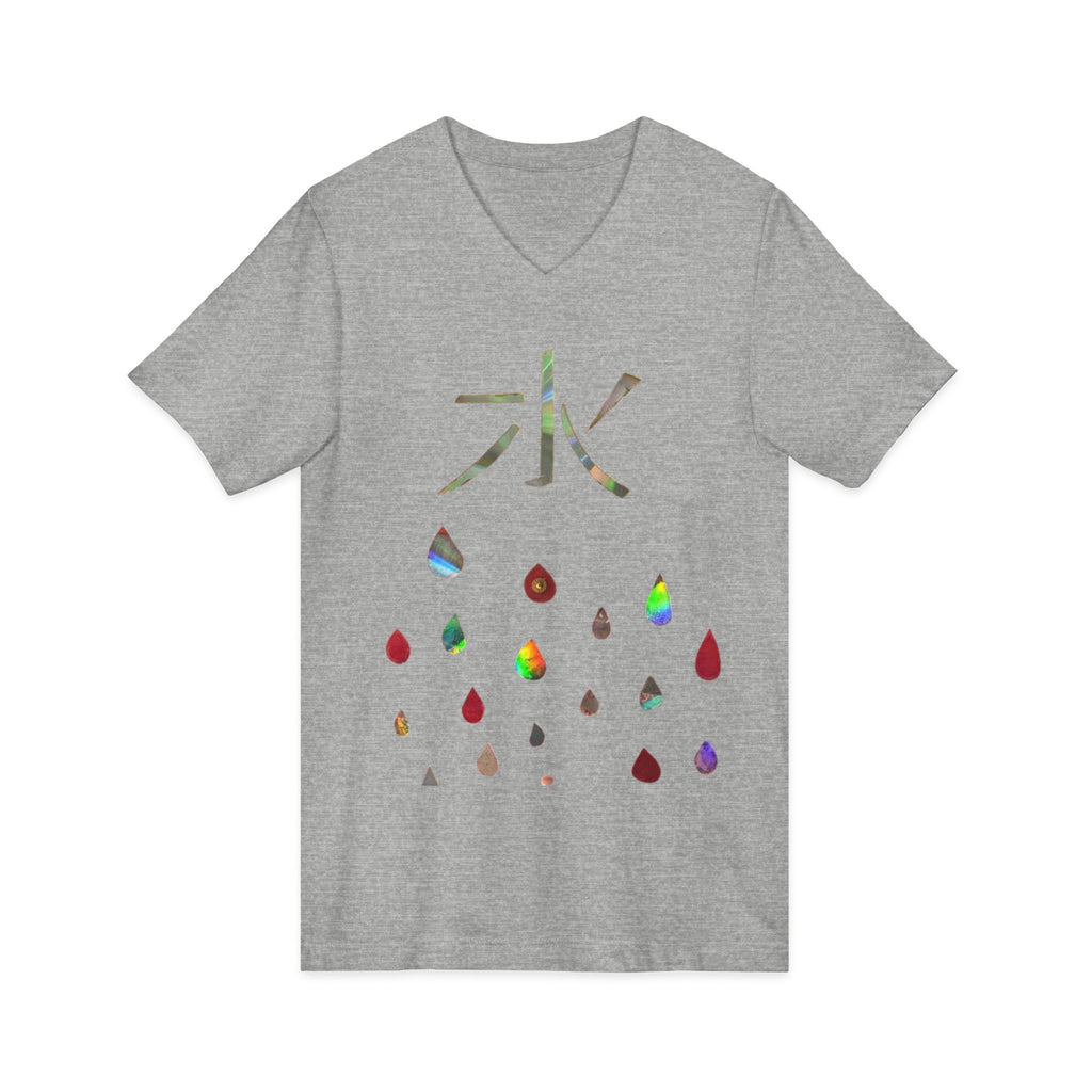 Unisex Jersey Short Sleeve V-Neck Tee