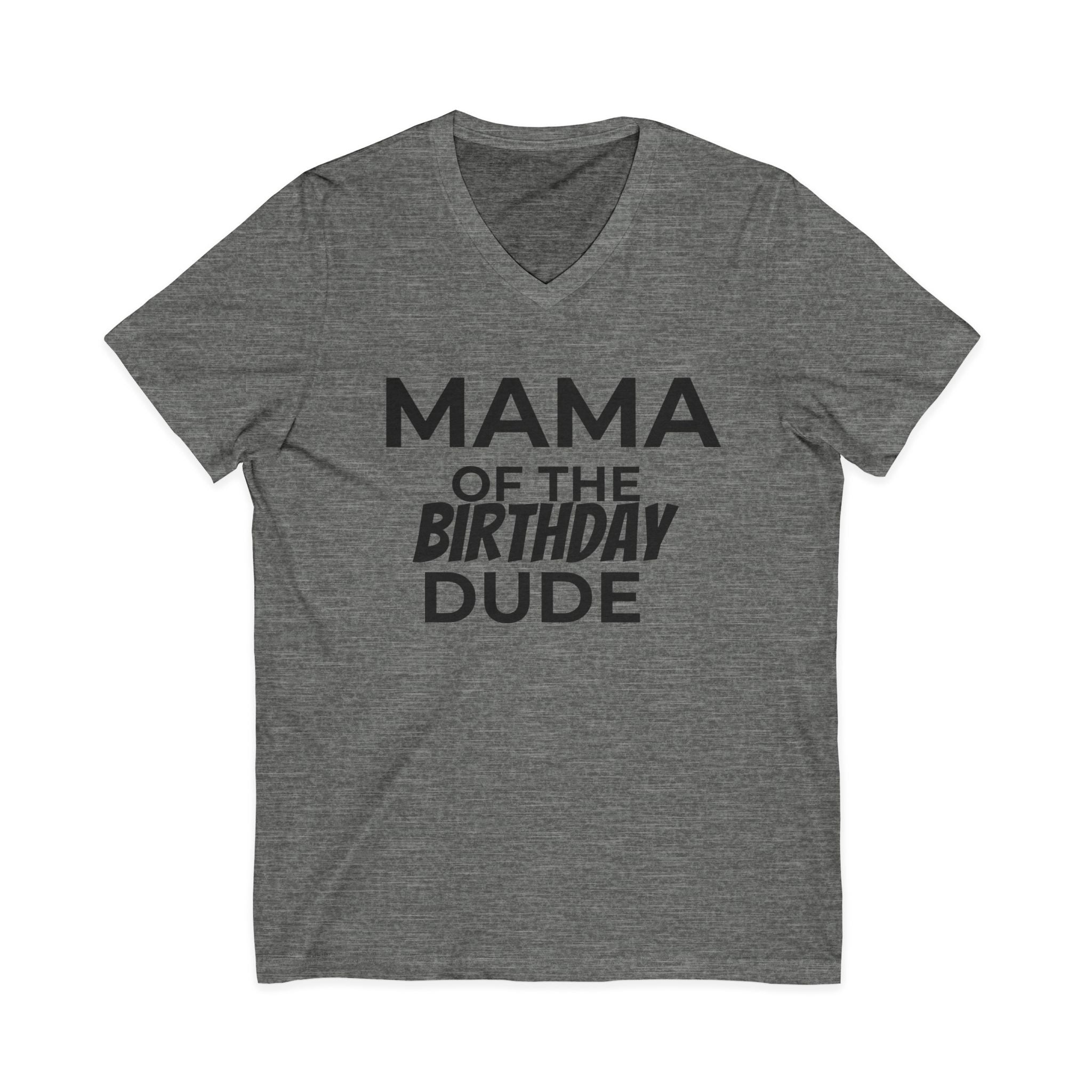 Birthday Mama Cotton V-Neck