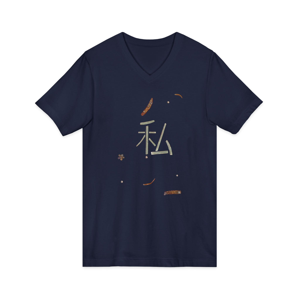 Unisex Jersey Short Sleeve V-Neck Tee