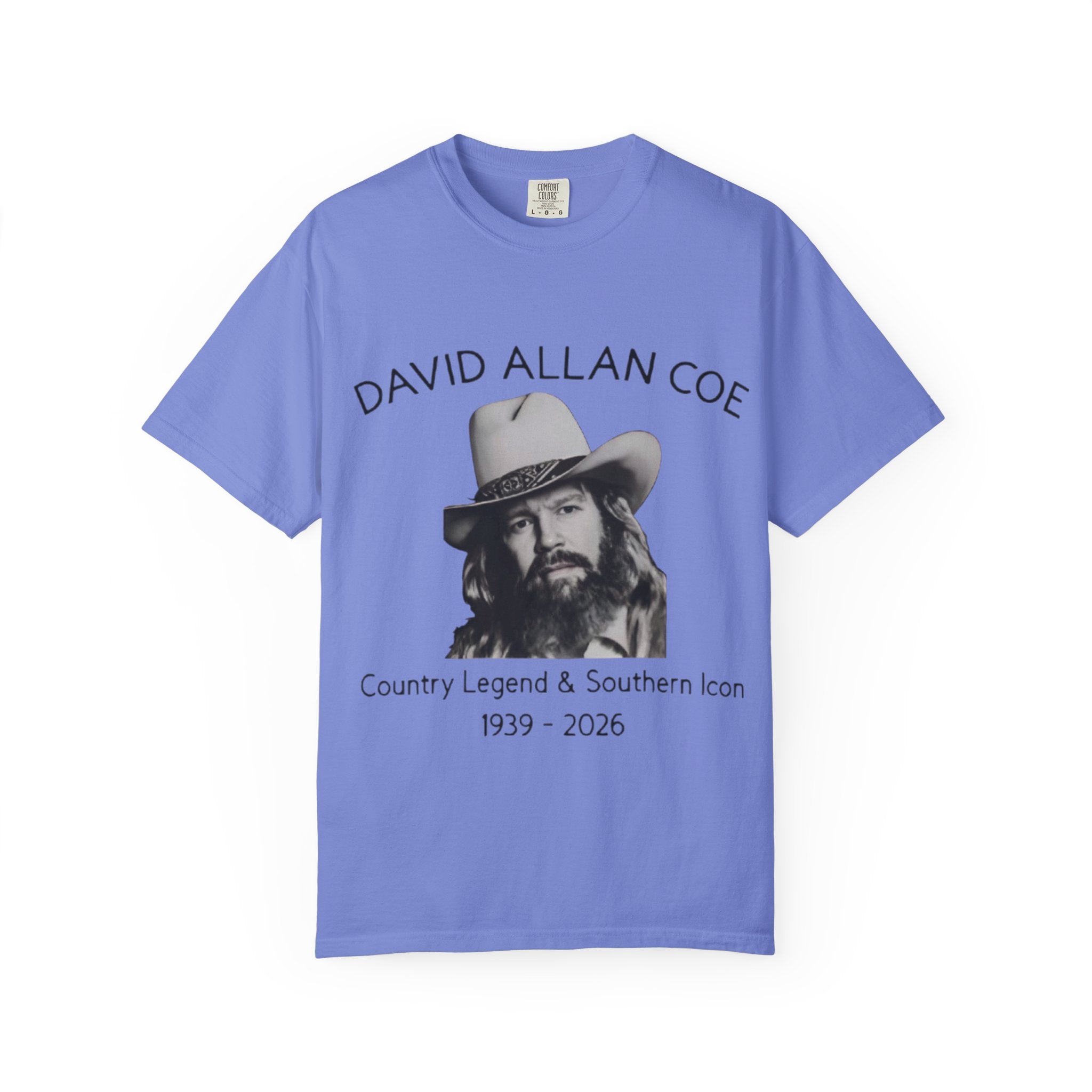David Allan Coe Tribute T-Shirt – Vintage Cotton Memorial Tee