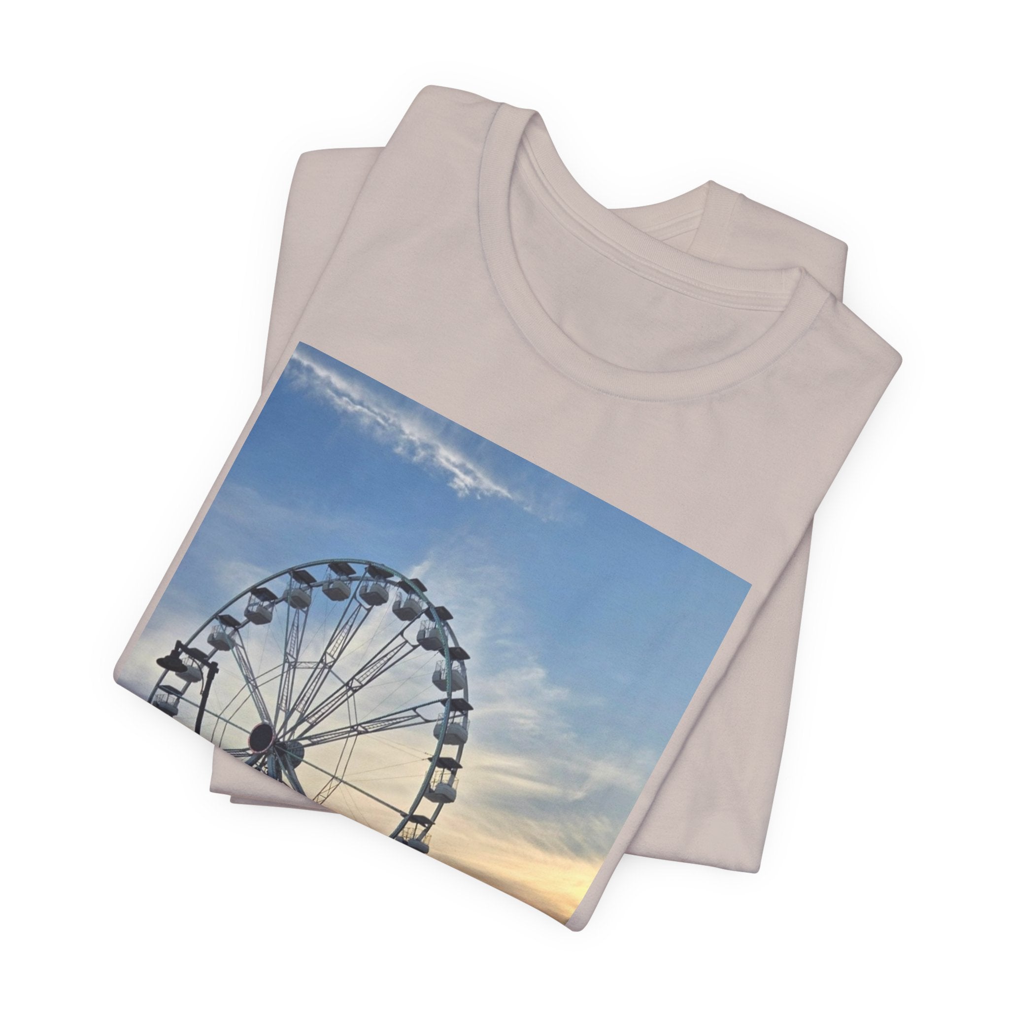 Ferris Wheel Sunset T-Shirt — Carnival Photo Tee