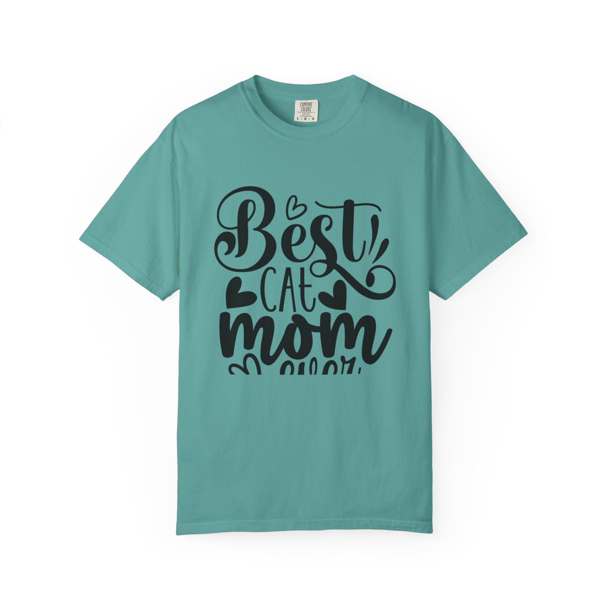 Garment-Dyed Cat Mom Tee