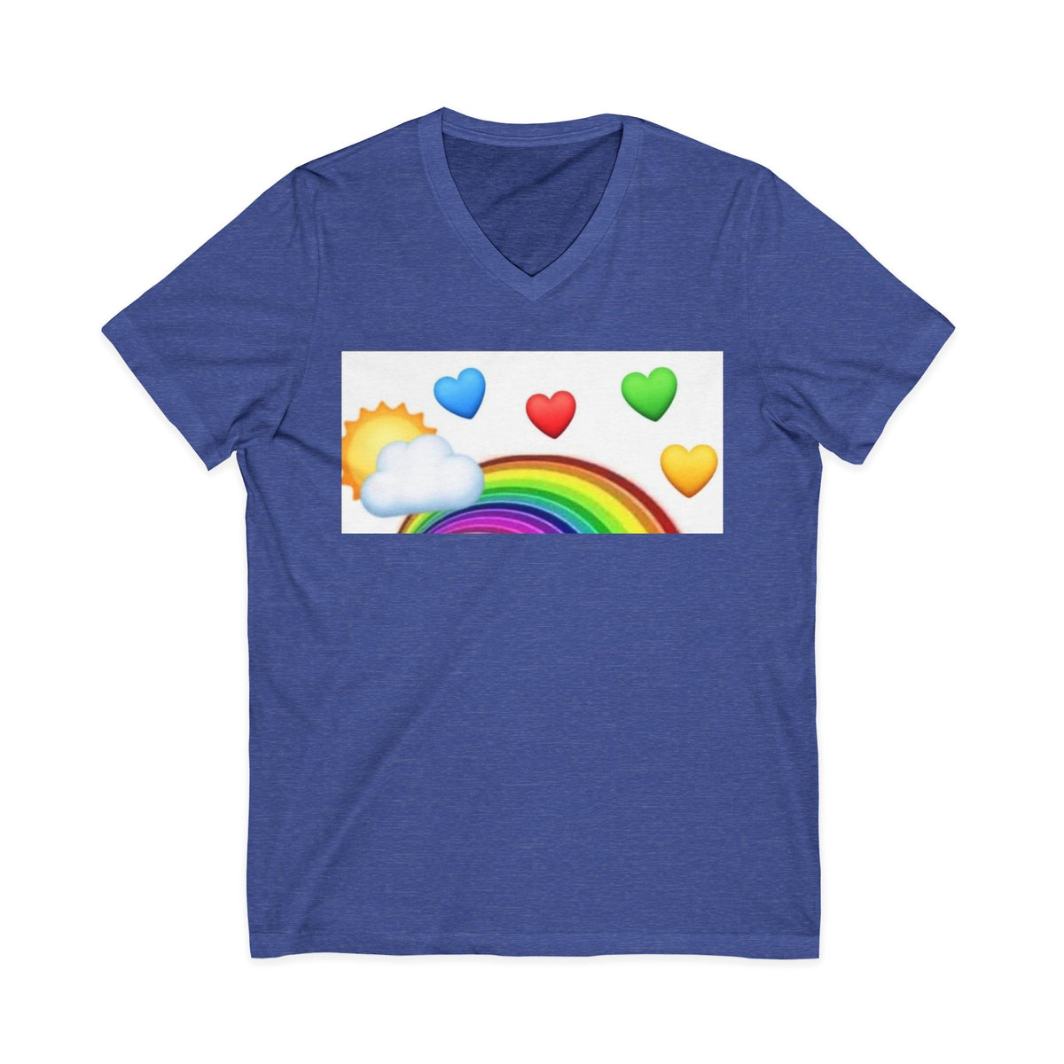 Unisex Jersey Short Sleeve V-Neck Tee