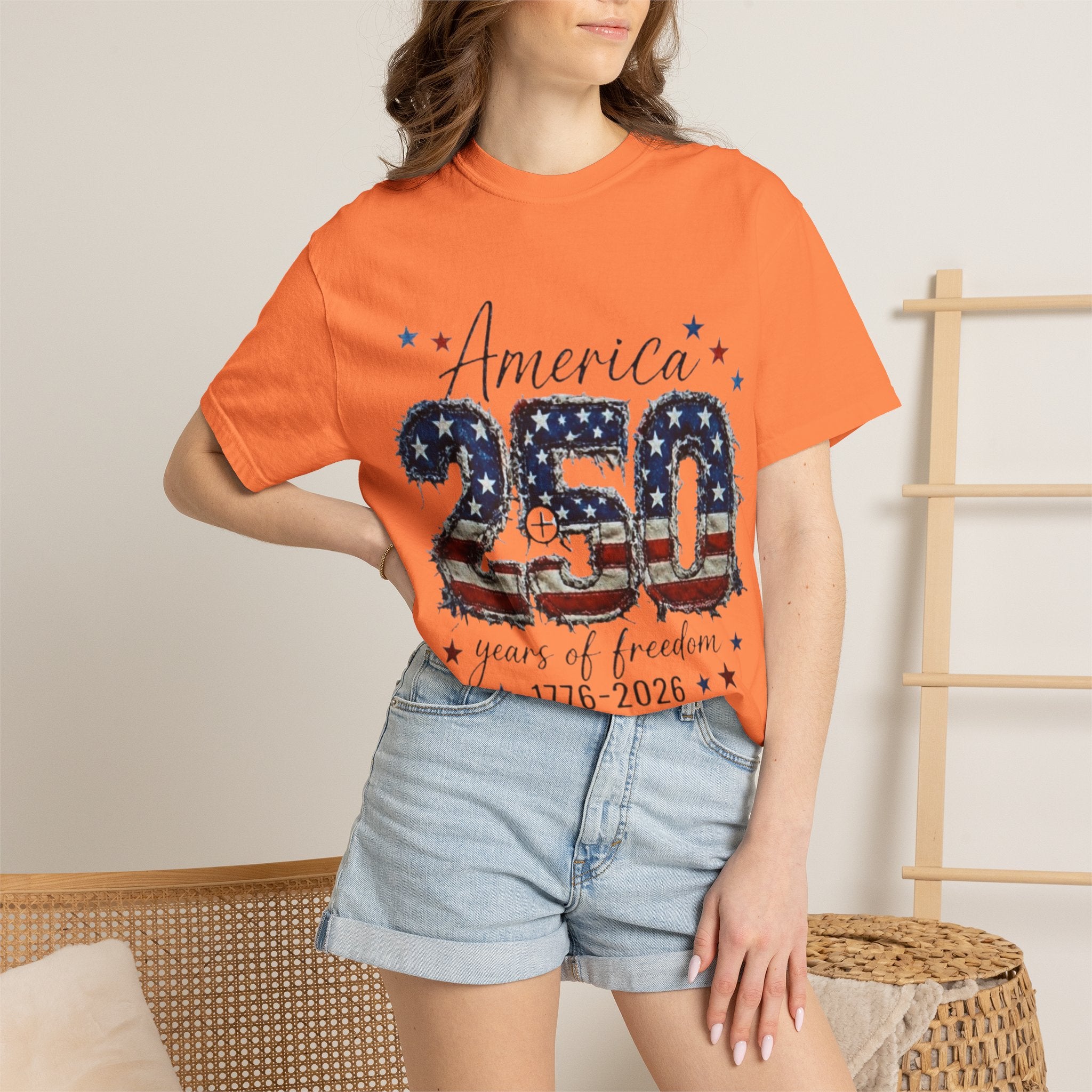 America 250 T-Shirt — 1776–2026 Stars & Stripes Patriotic Tee