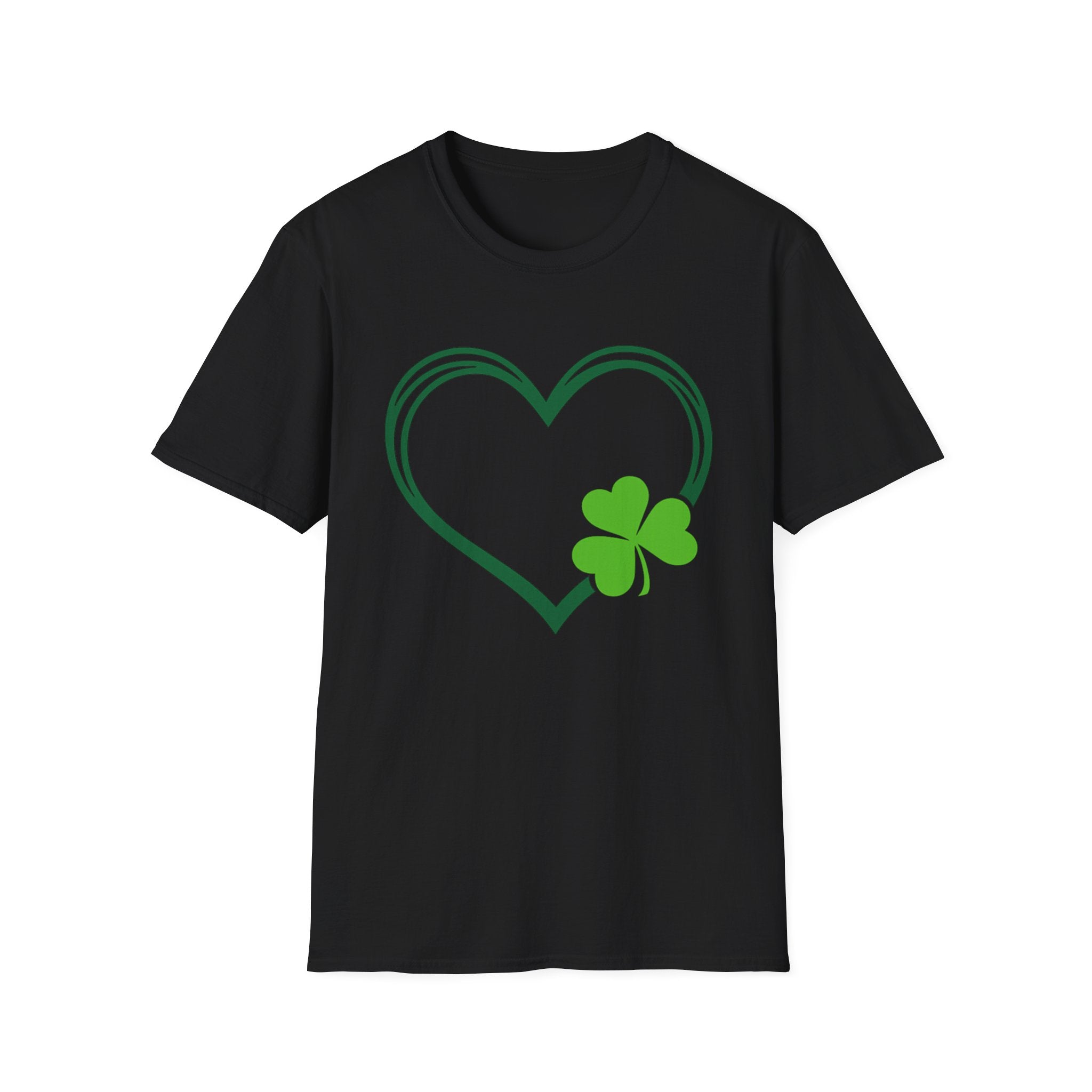 Soft Cotton Shamrock Heart Tee