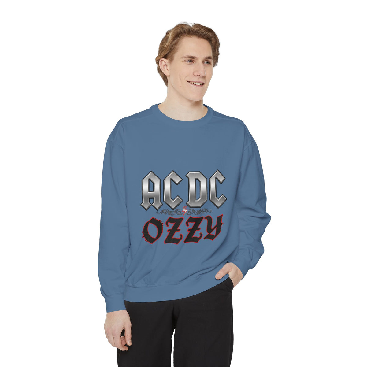 AC/DC x Ozzy Rock Crewneck Sweatshirt