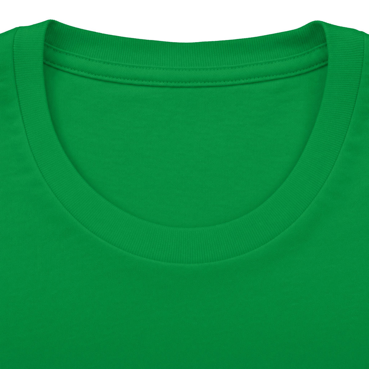 St. Patrick's Day Green Glitter Four-Leaf Clover T-Shirt