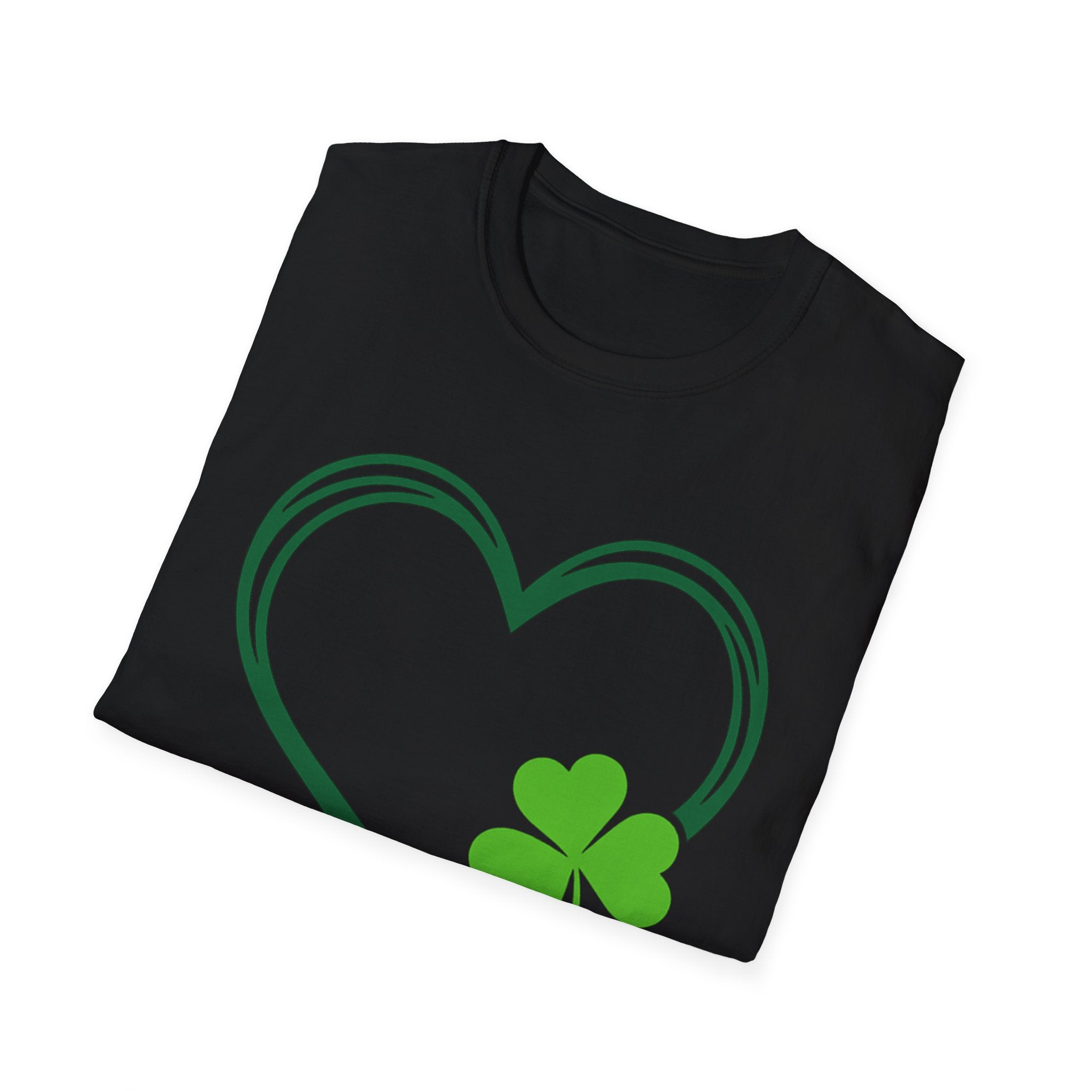 Soft Cotton Shamrock Heart Tee