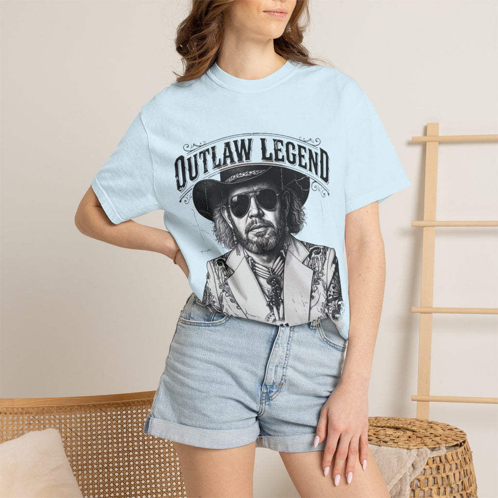 Outlaw Legend Tribute T-Shirt — David Allan Coe Memorial Graphic Tee