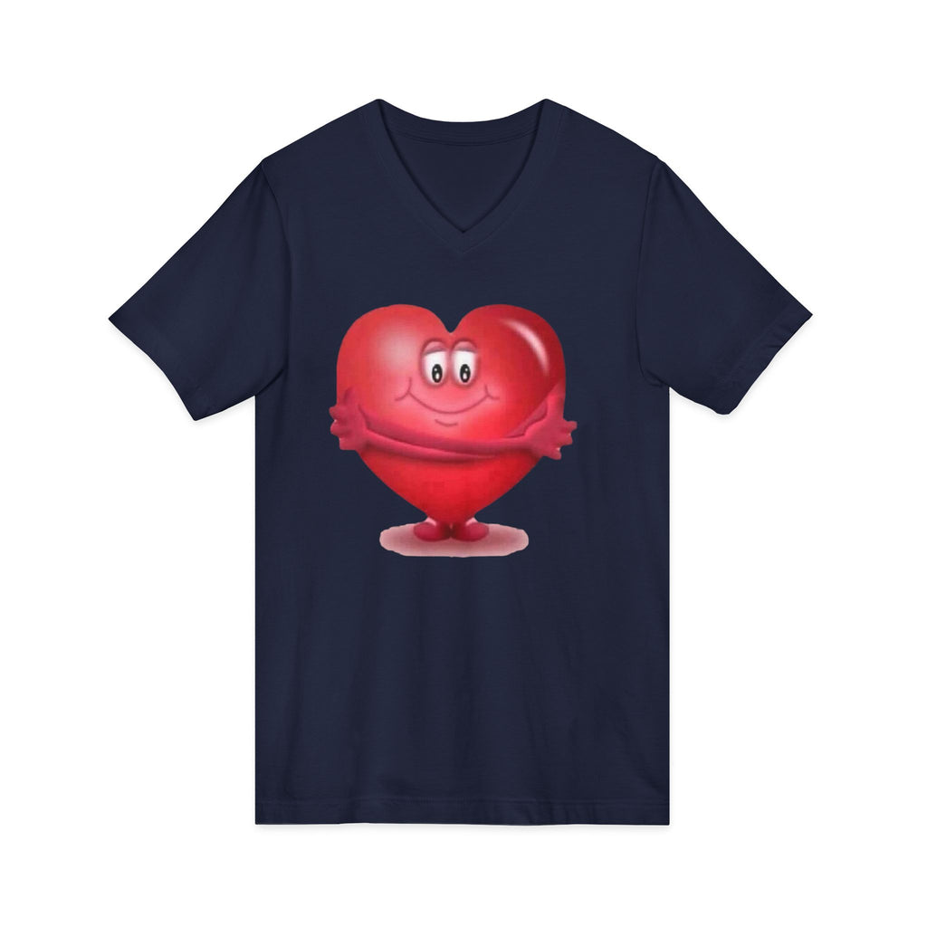 Unisex Jersey Short Sleeve V-Neck Tee