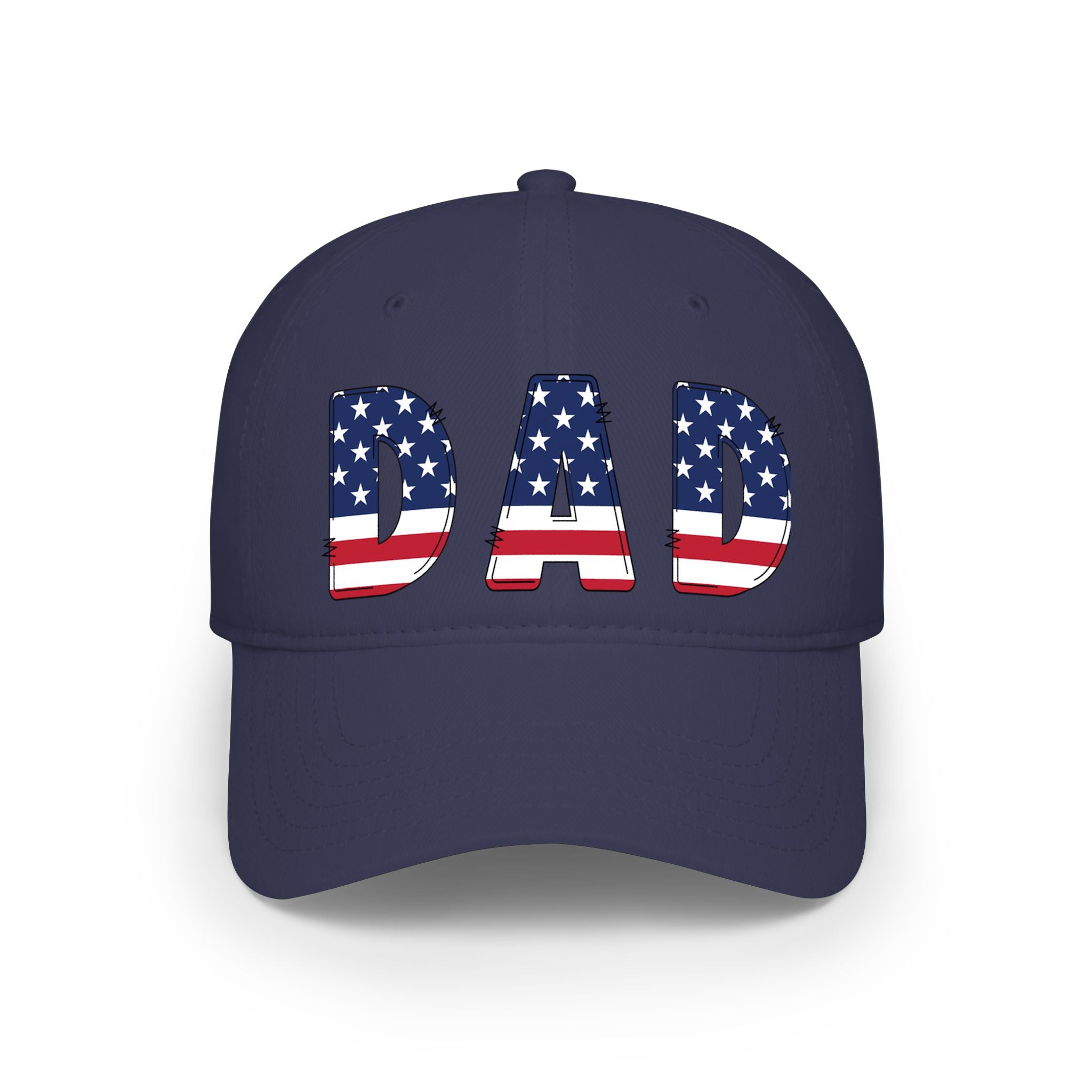 Dad Baseball Cap — American Flag Patriotic Dad Hat for Father’s Day & 4th of July