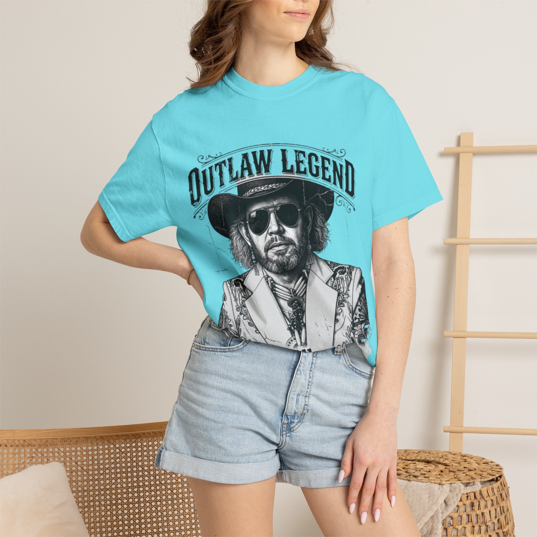 Outlaw Legend Tribute T-Shirt — David Allan Coe Memorial Graphic Tee