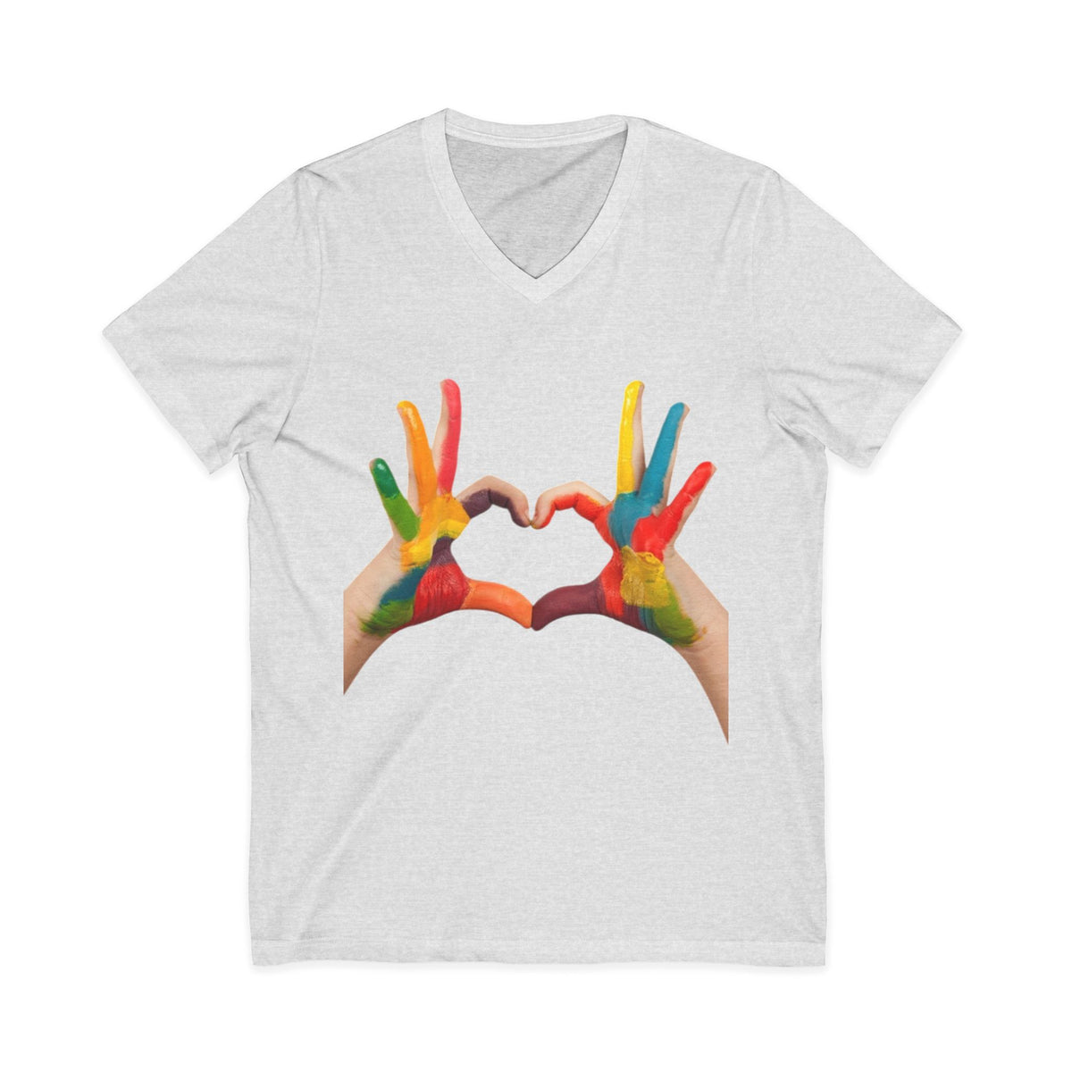 Unisex Jersey Short Sleeve V-Neck Tee