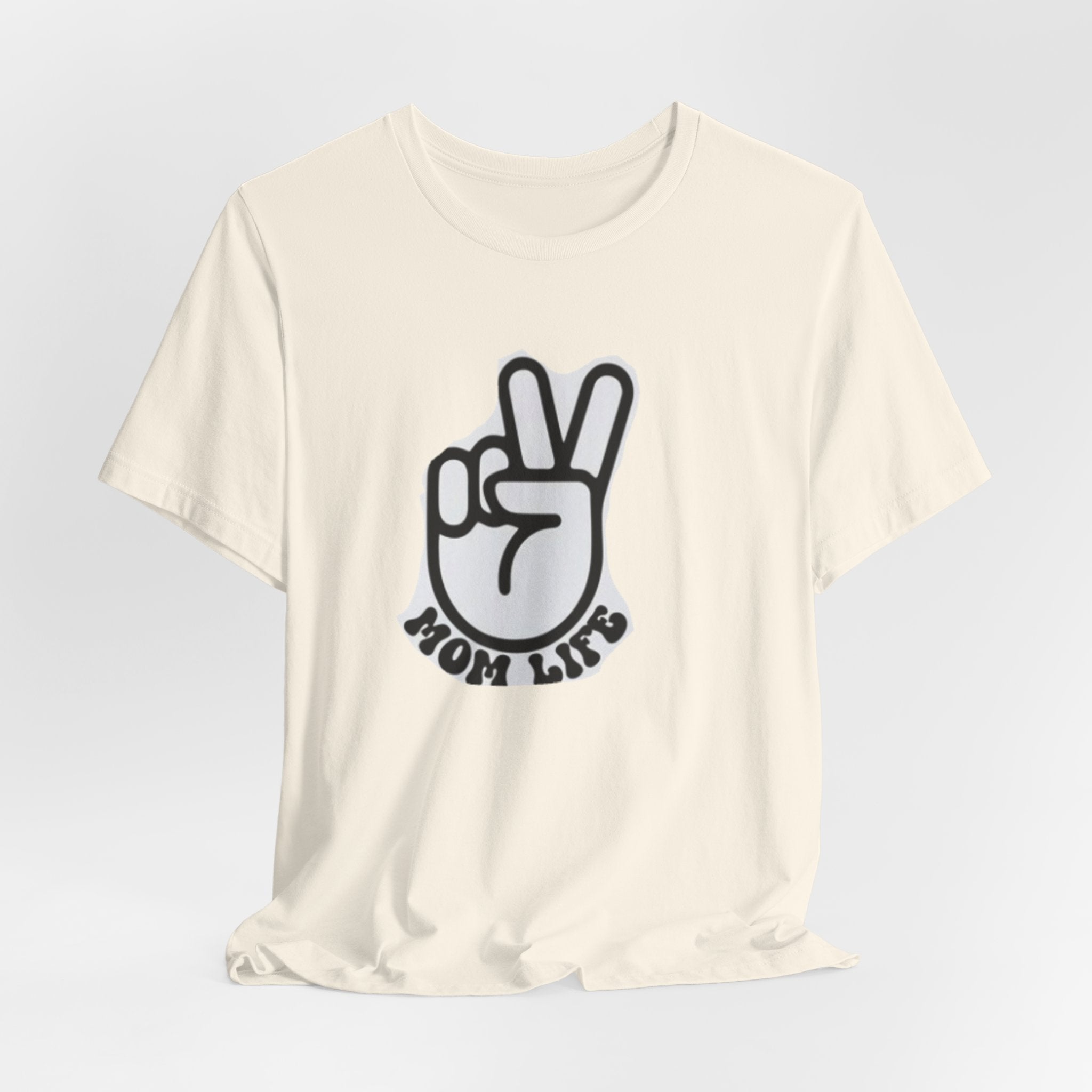 Mom Life Peace Sign T-Shirt