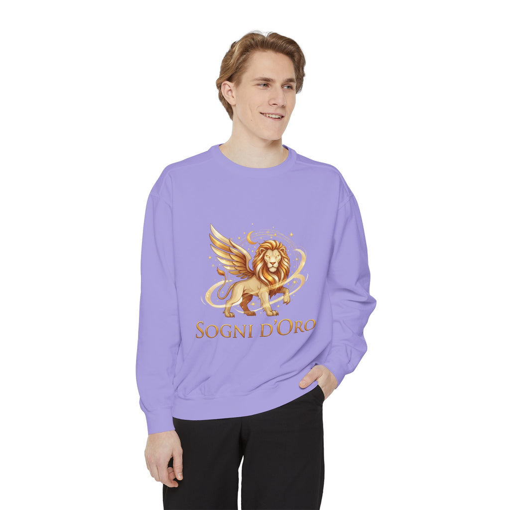 Garment-Dyed Lion Sweatshirt