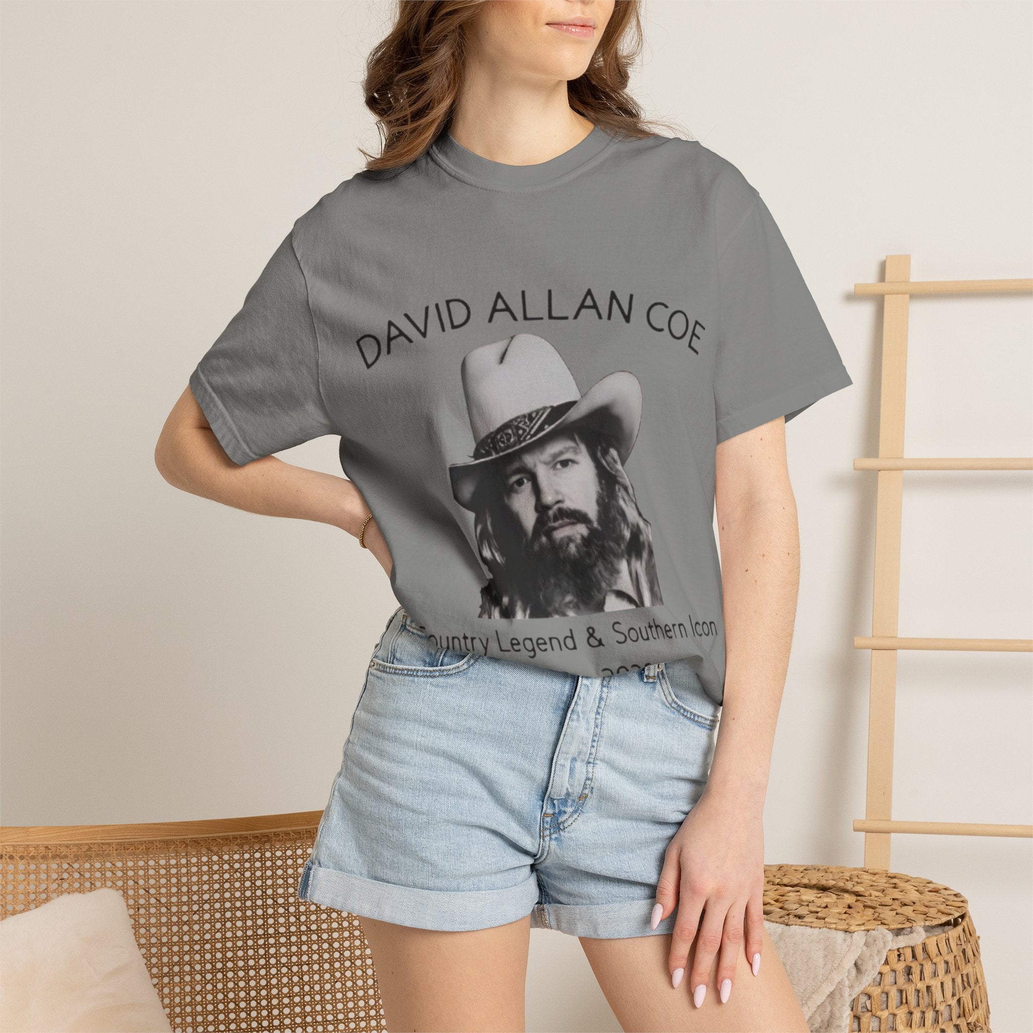 David Allan Coe Tribute T-Shirt – Country Legend Memorial