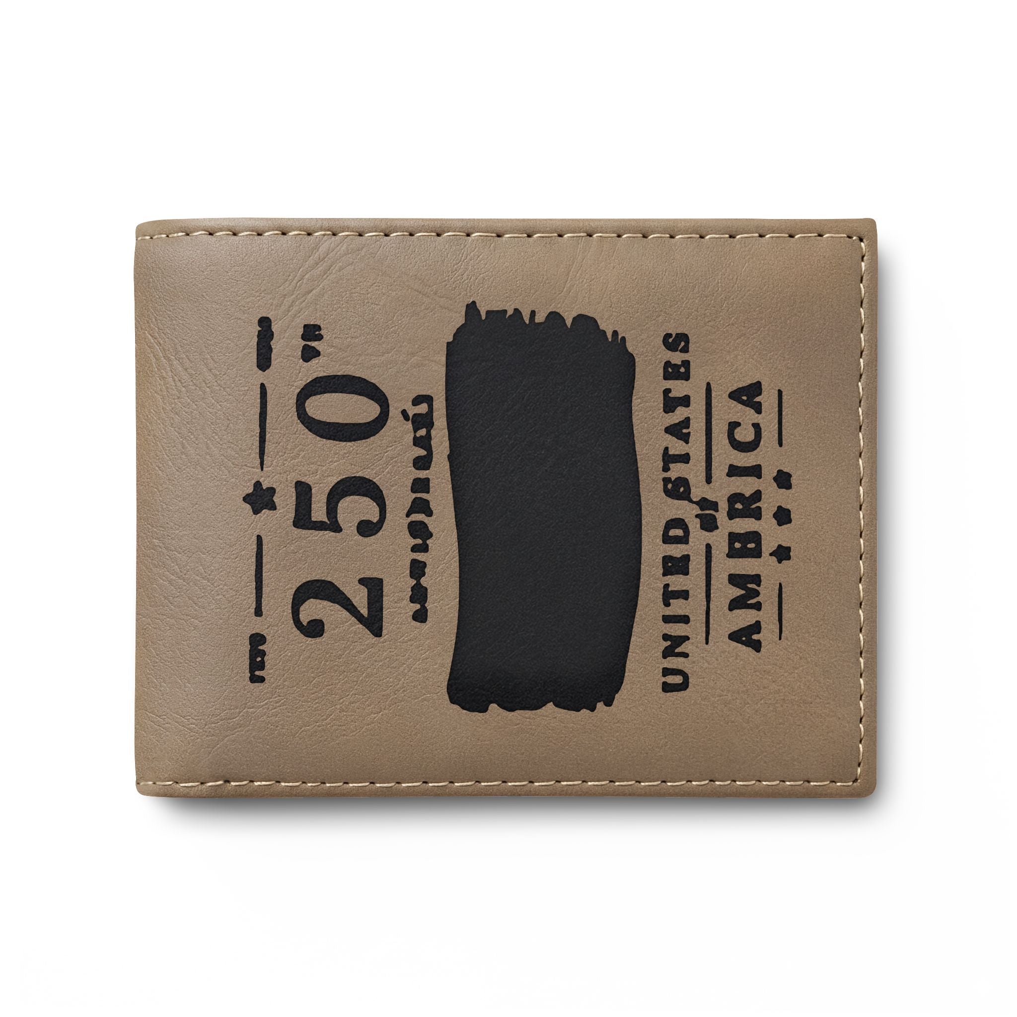 Vintage Stamp Bi-Fold Wallet