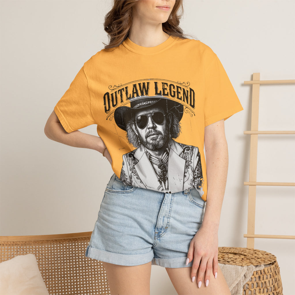Outlaw Legend Tribute T-Shirt — David Allan Coe Memorial Graphic Tee