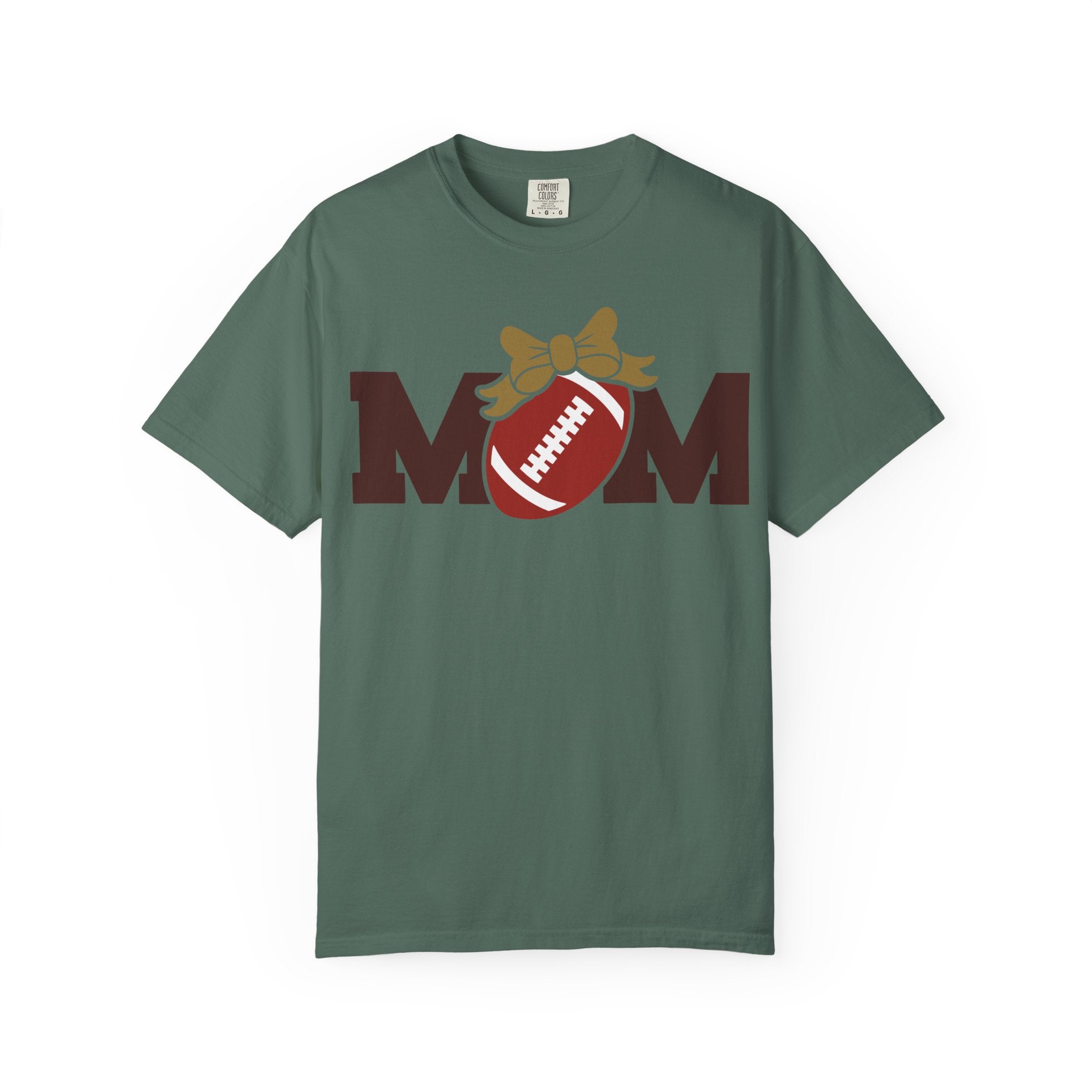 Garment-Dyed Football Mom Tee