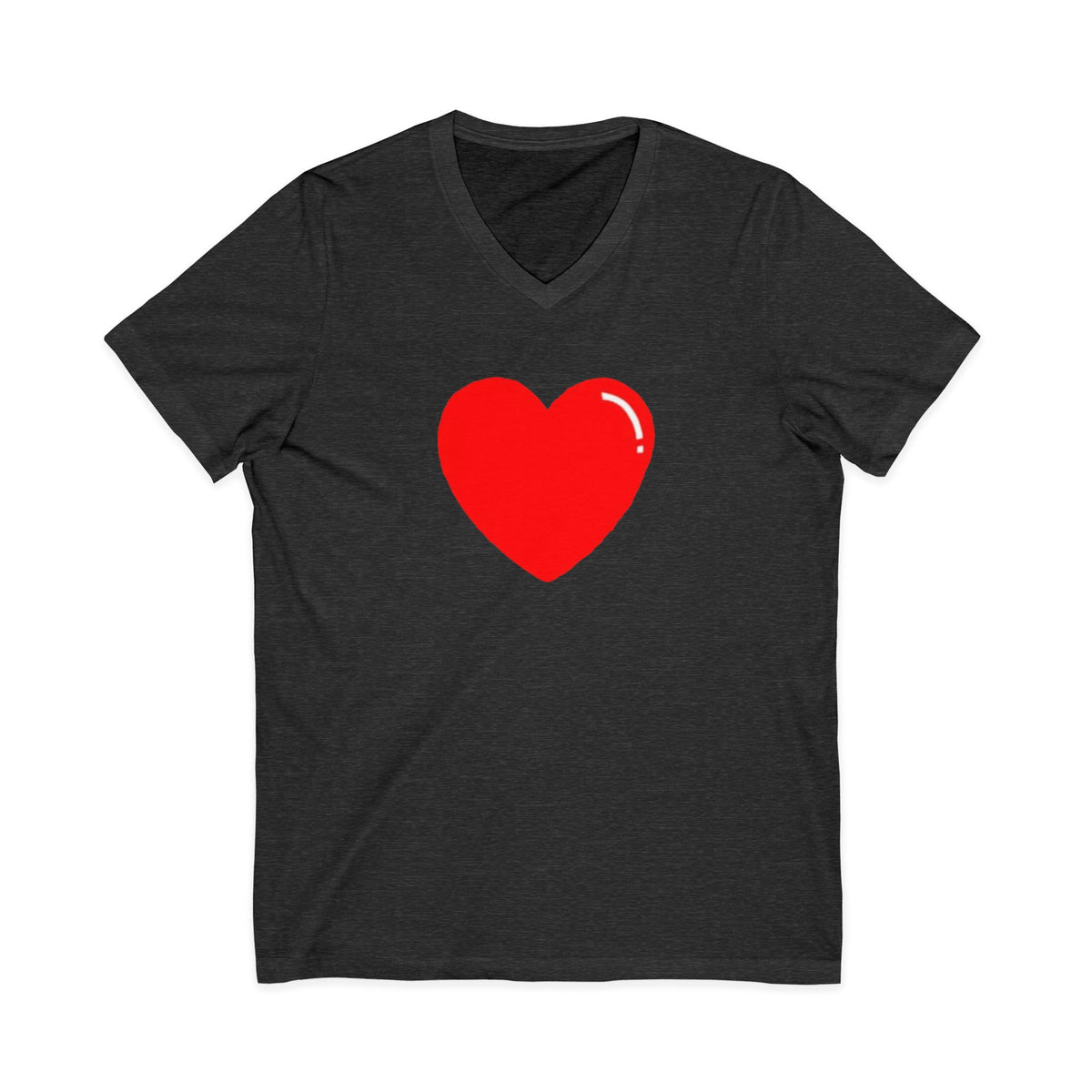 Unisex Jersey Short Sleeve V-Neck Tee