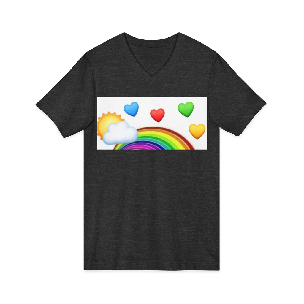 Unisex Jersey Short Sleeve V-Neck Tee