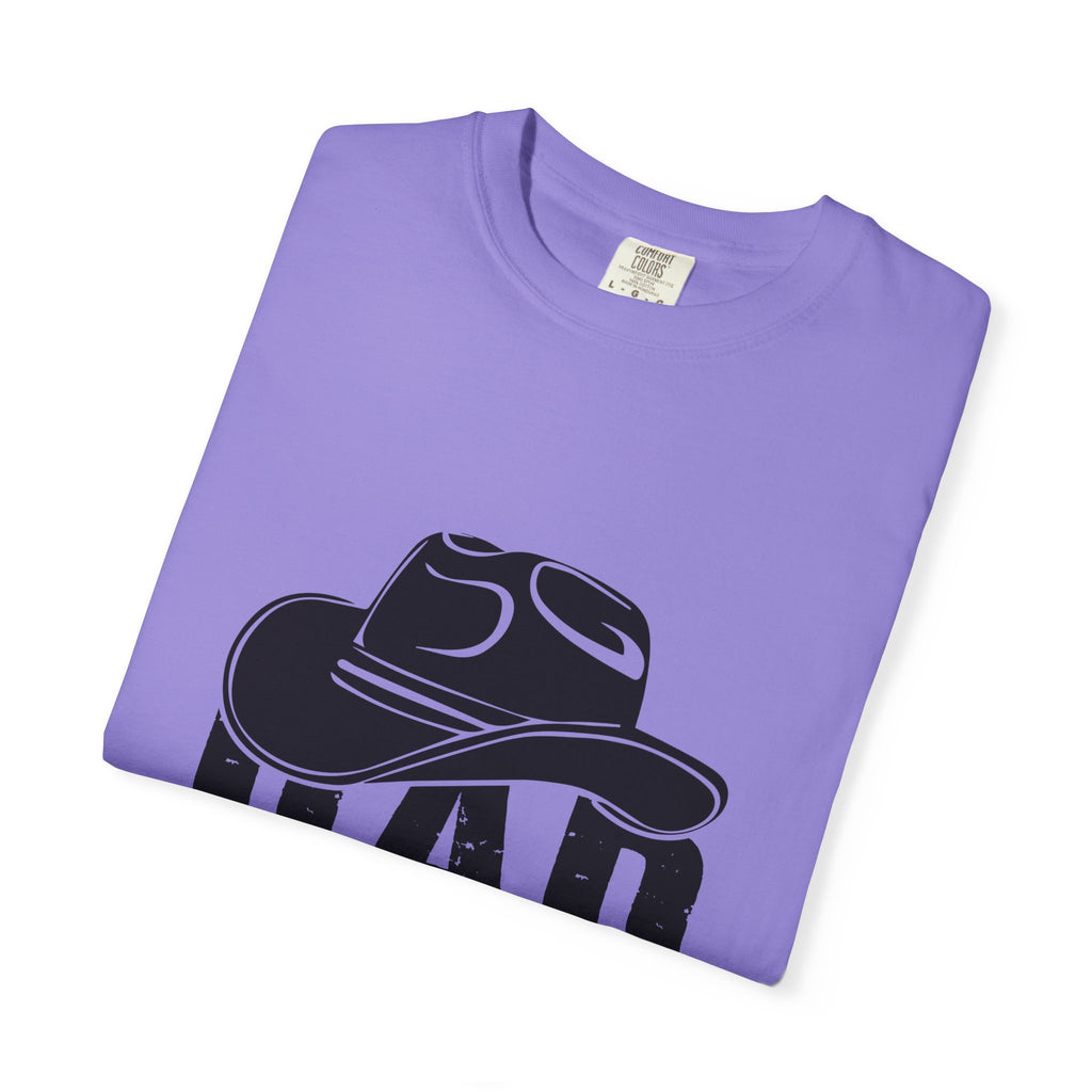 Dad of Girl T-Shirt — Cowboy Hat Father of Daughter Tee