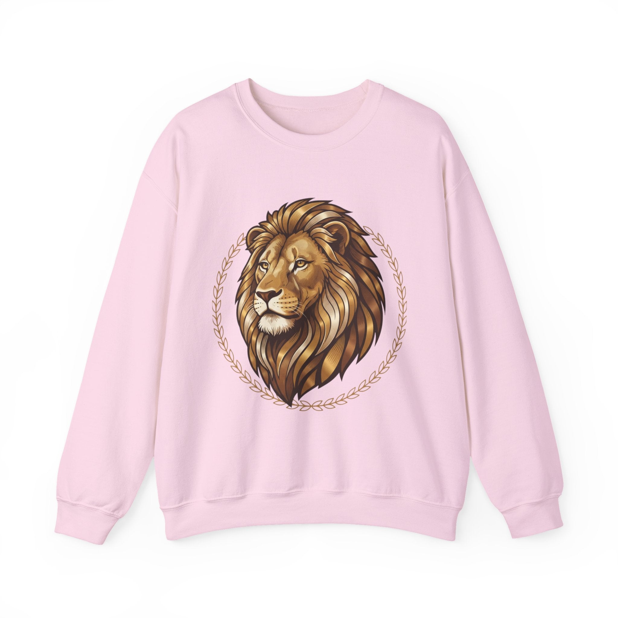 Lion Graphic Cotton Crewneck