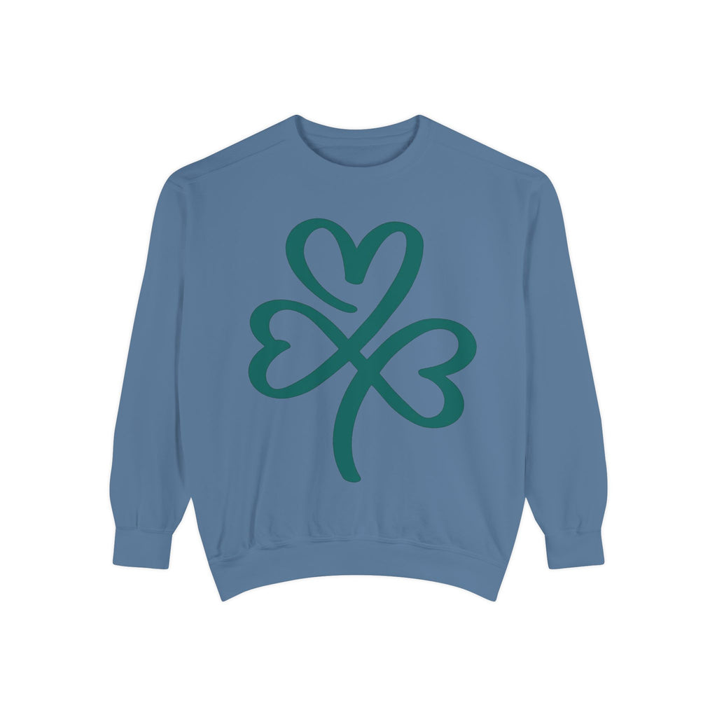 Heart Clover Cotton Sweatshirt