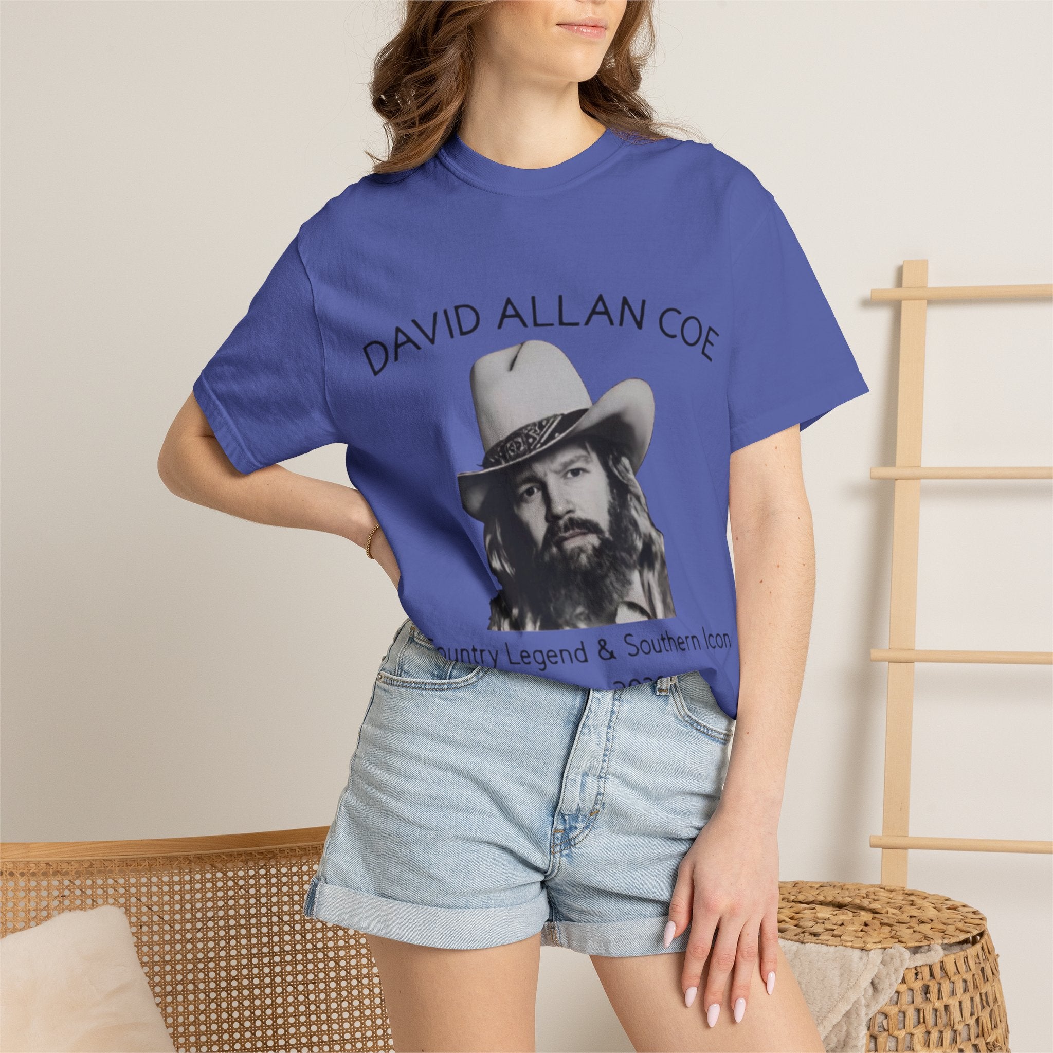 David Allan Coe Tribute T-Shirt – Country Legend Memorial