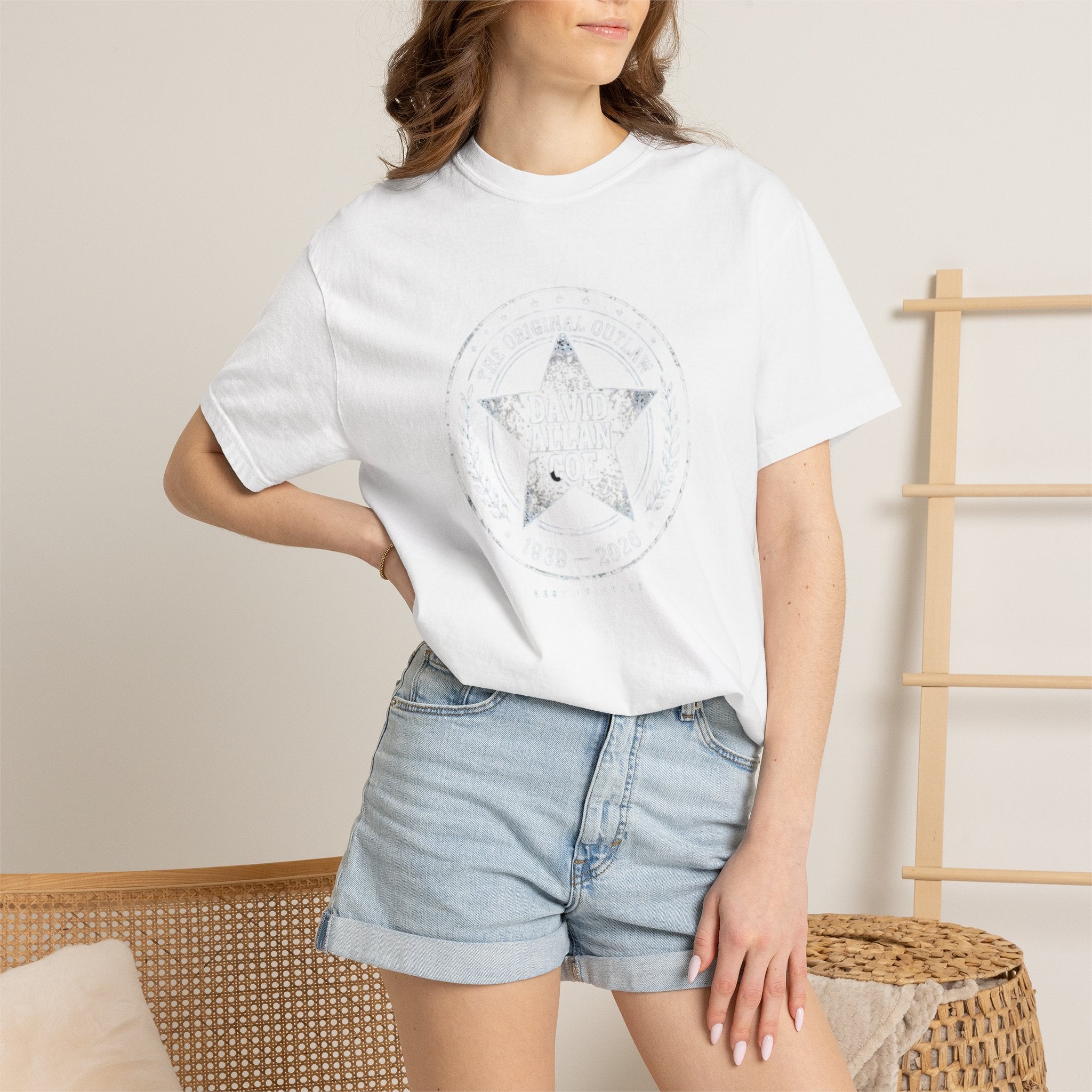 Distressed Star Seal T-Shirt — Vintage Americana Graphic Tee