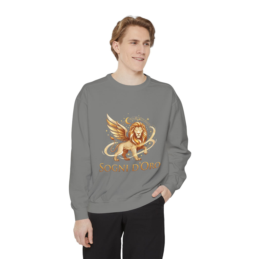 Garment-Dyed Lion Sweatshirt