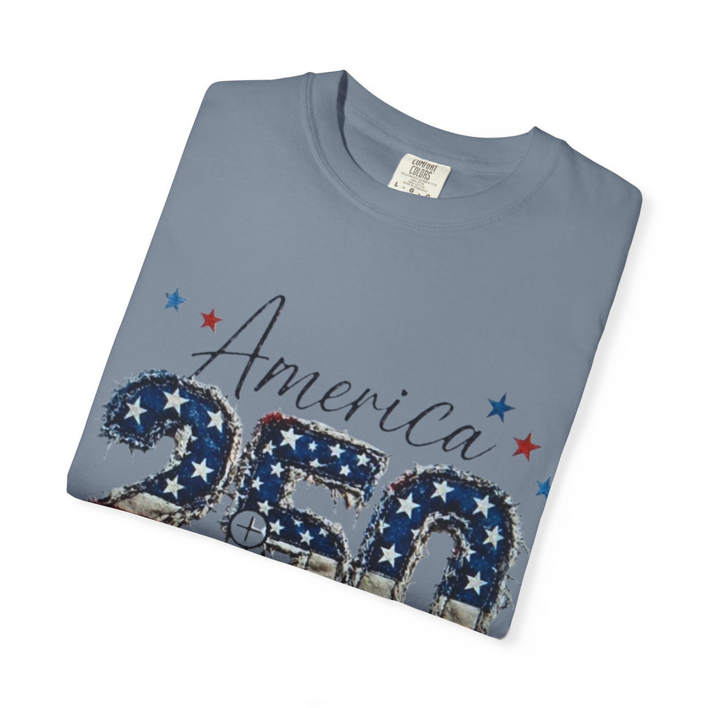 America 250 T-Shirt — 1776–2026 Stars & Stripes Patriotic Tee
