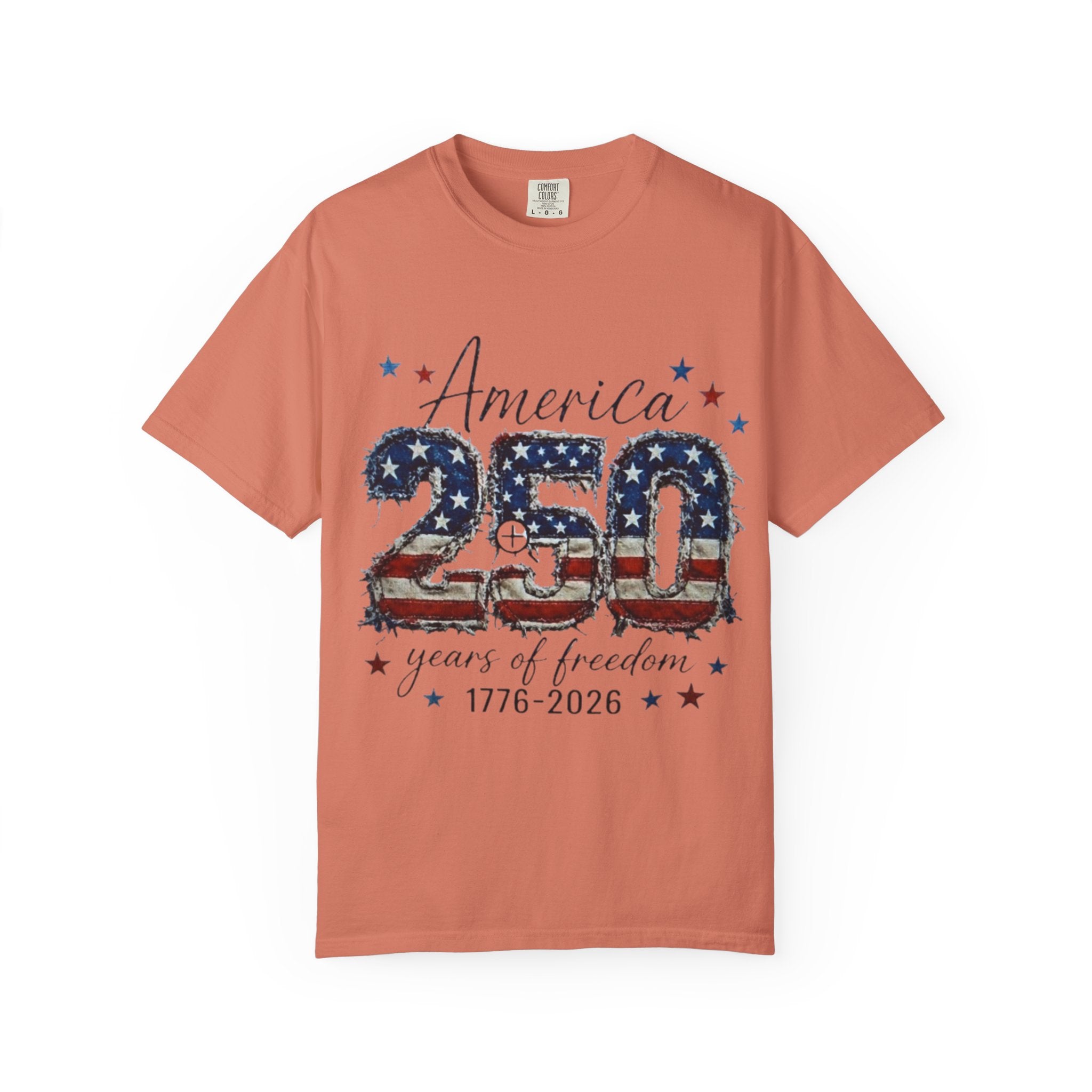 America 250 T-Shirt — 1776–2026 Stars & Stripes Patriotic Tee