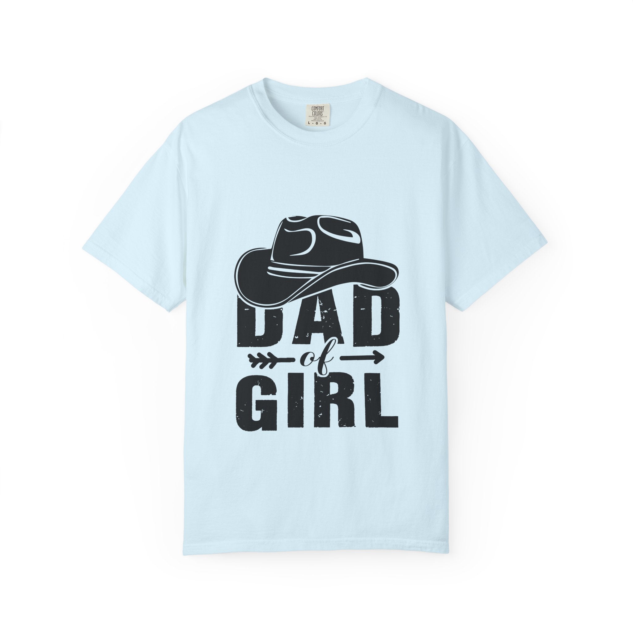Dad of Girl T-Shirt — Cowboy Hat Father of Daughter Tee