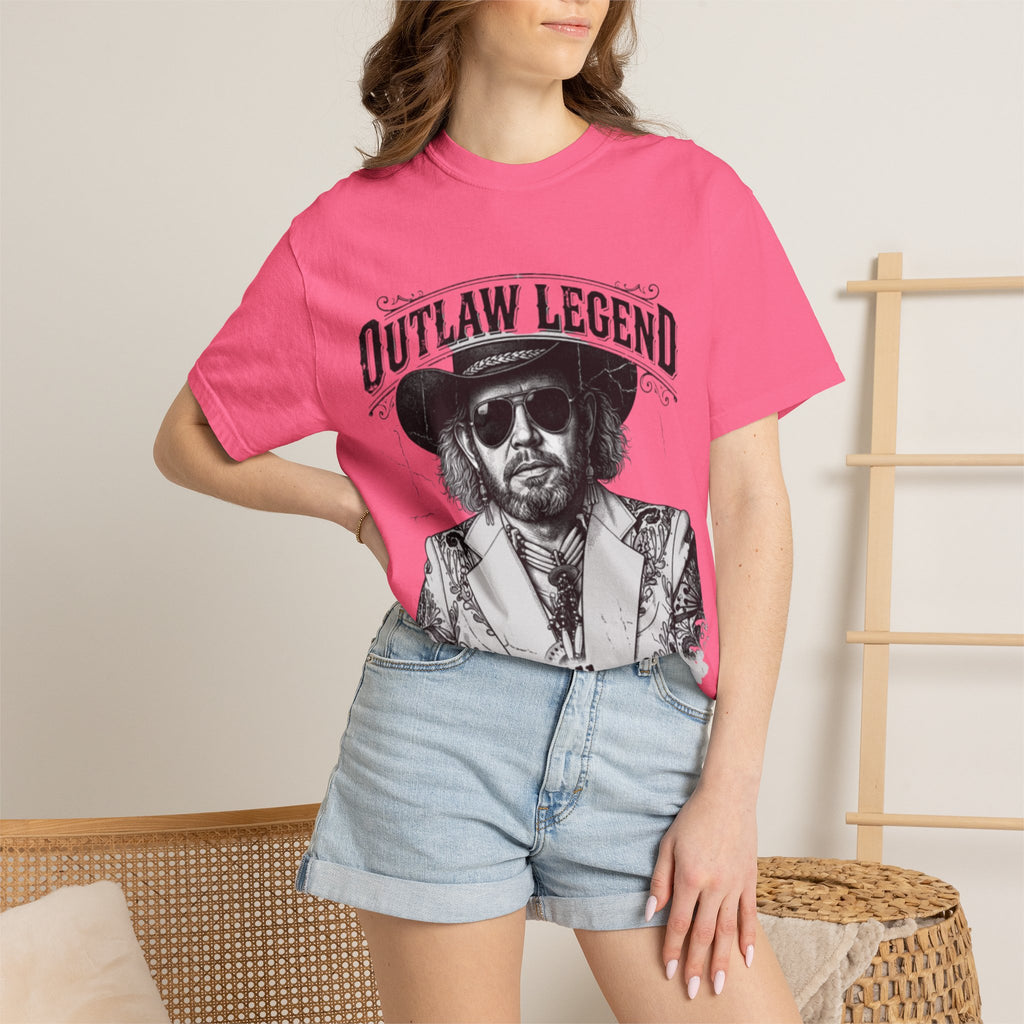 Outlaw Legend Tribute T-Shirt — David Allan Coe Memorial Graphic Tee