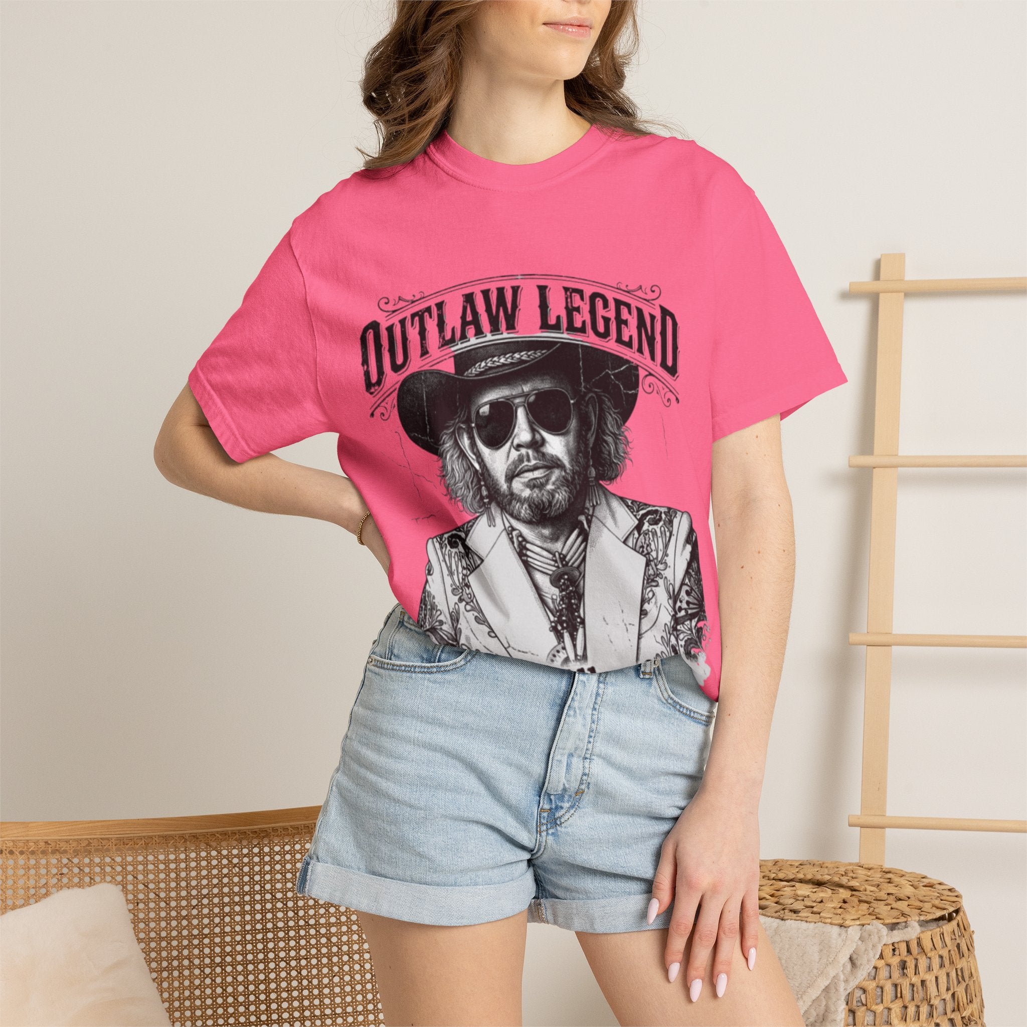 Outlaw Legend Tribute T-Shirt — David Allan Coe Memorial Graphic Tee