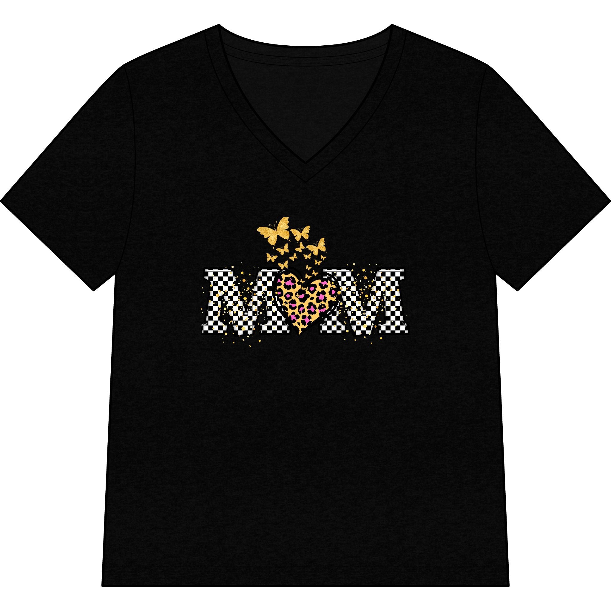 Relaxed Mom V-Neck Tee