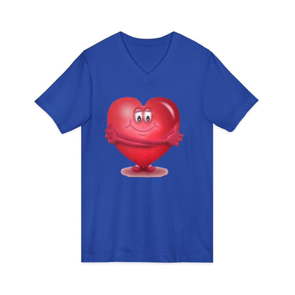 Unisex Jersey Short Sleeve V-Neck Tee