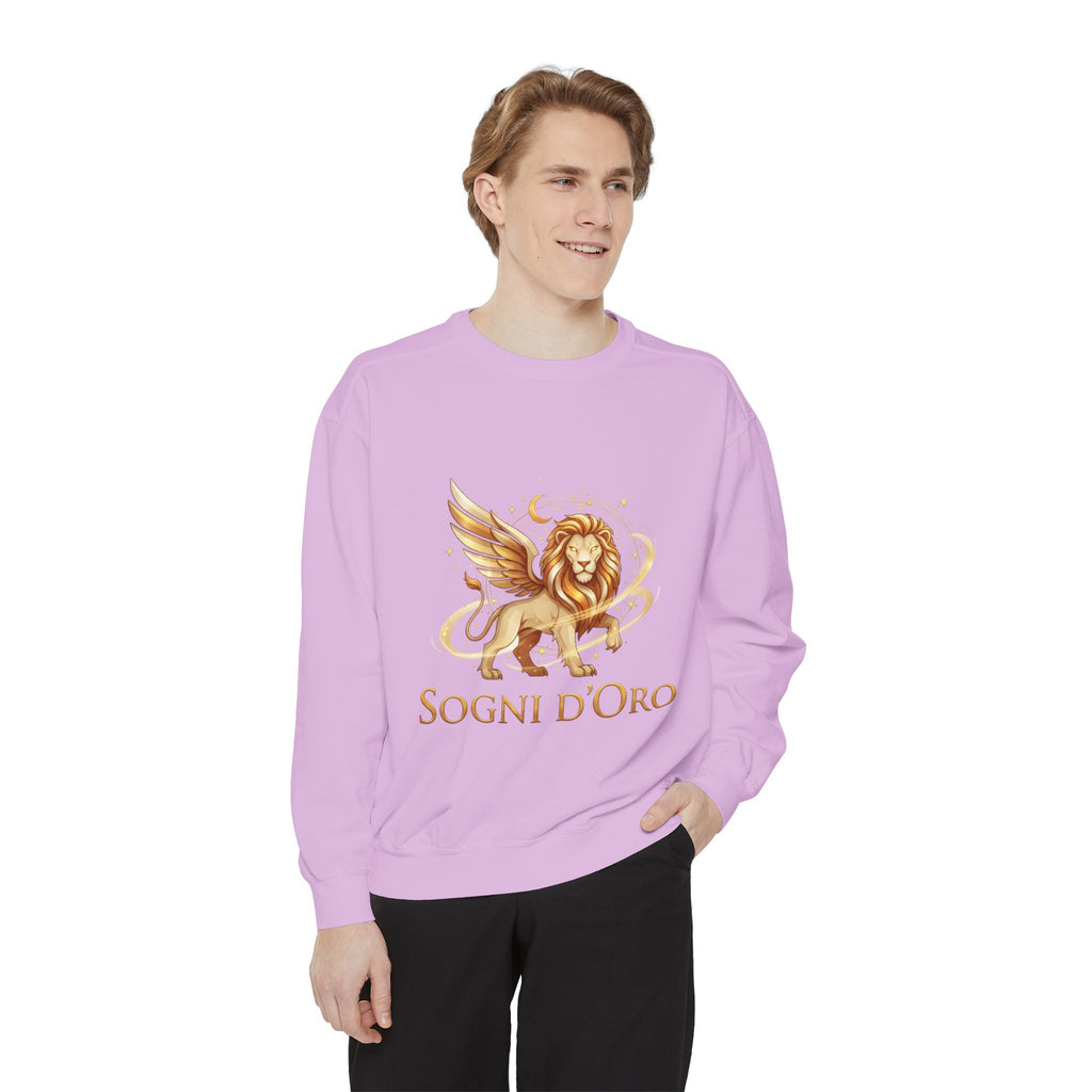 Garment-Dyed Lion Sweatshirt