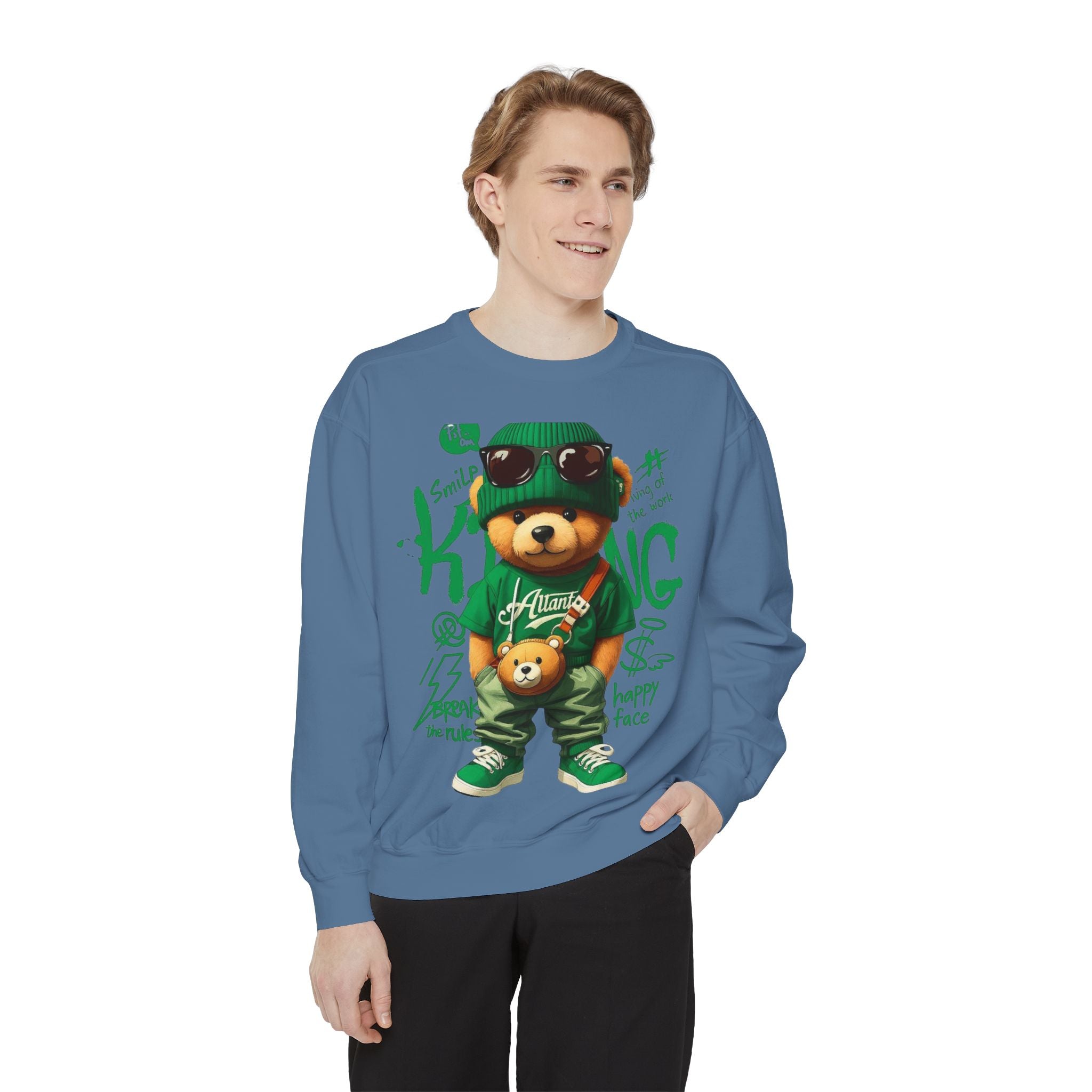 Bear Graphic Cotton Sweatshirt