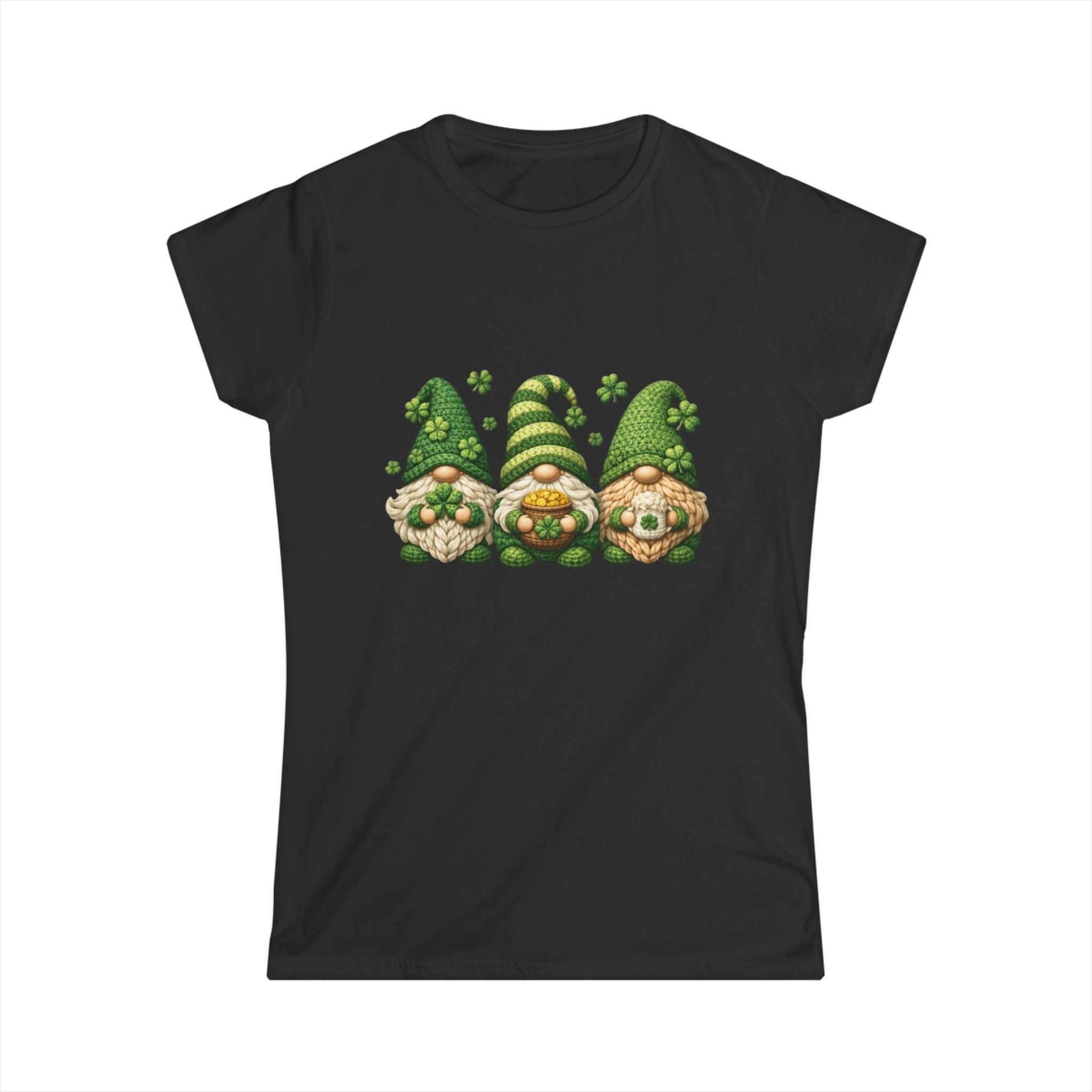 Lucky Green Gnome Cotton Tee